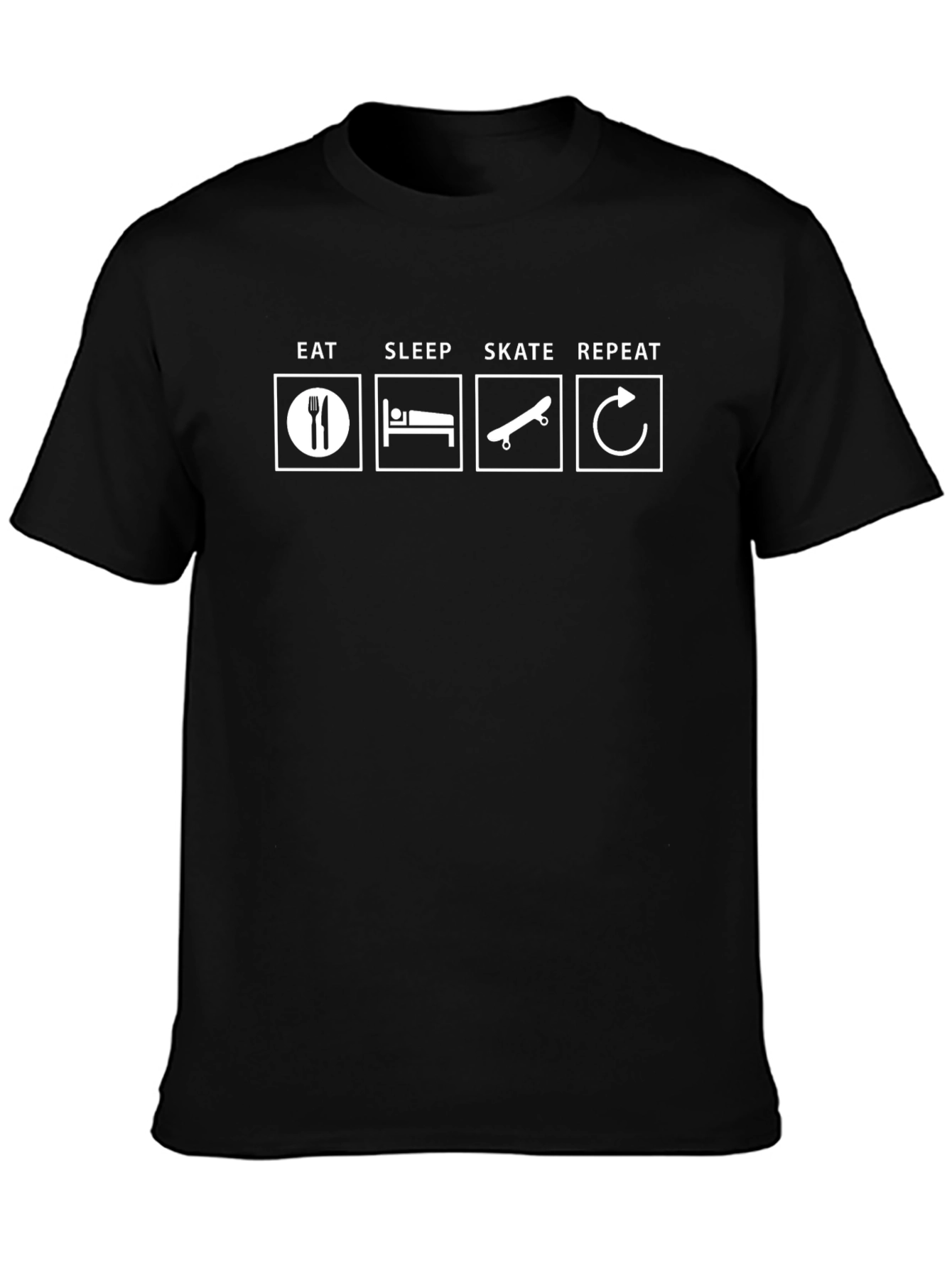 Eat Sleep Skate Repeat Graphic Tee