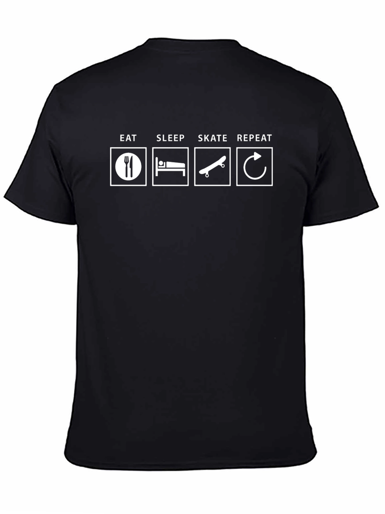 Eat Sleep Skate Repeat Graphic Tee