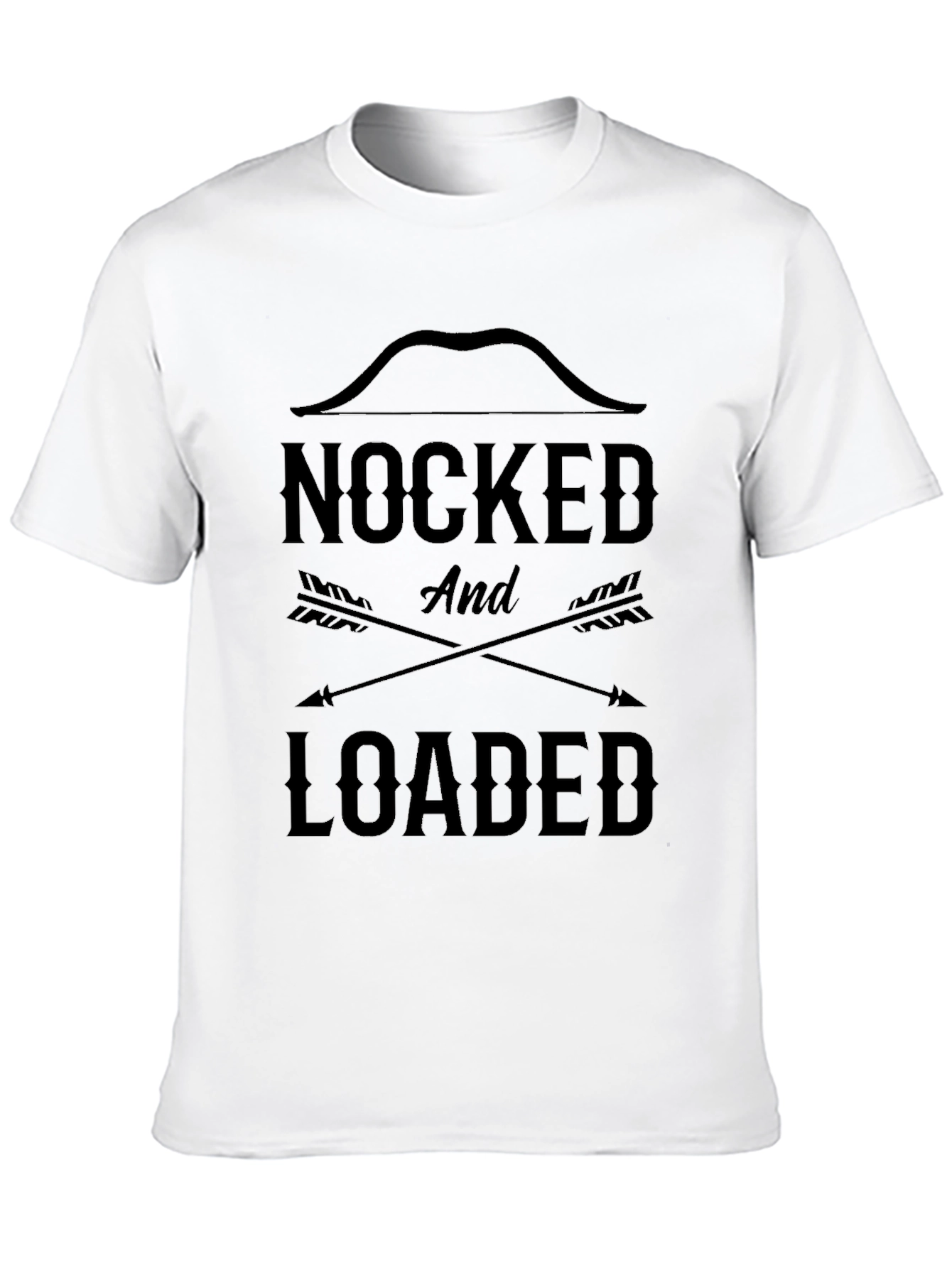 Nocked and Loaded Graphic Tee - Black