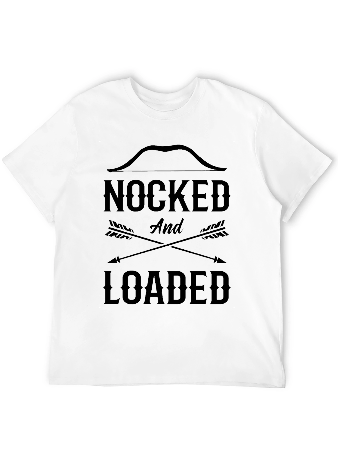 Nocked and Loaded Graphic Tee - Black
