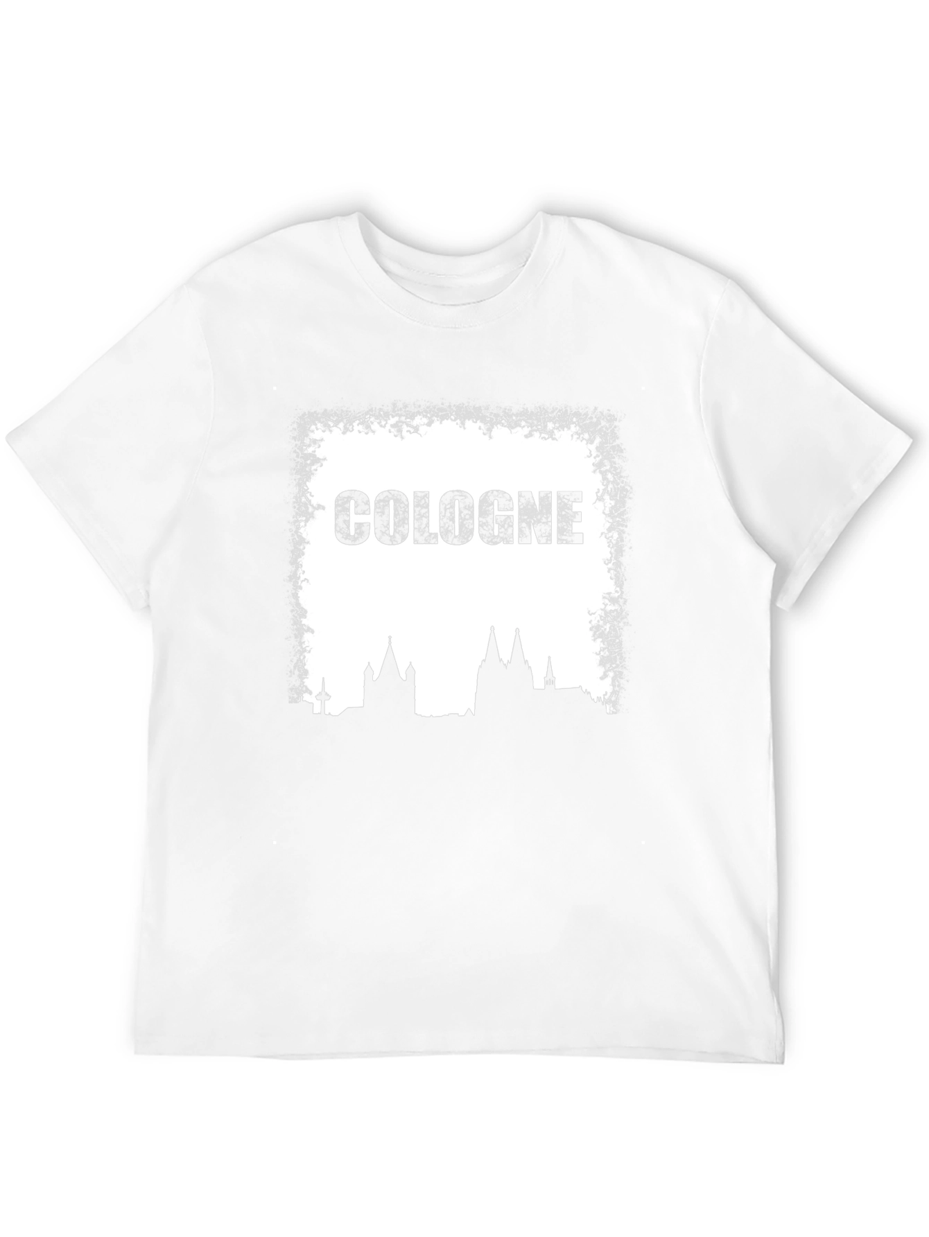 Cologne Skyline Graphic T-Shirt - Black