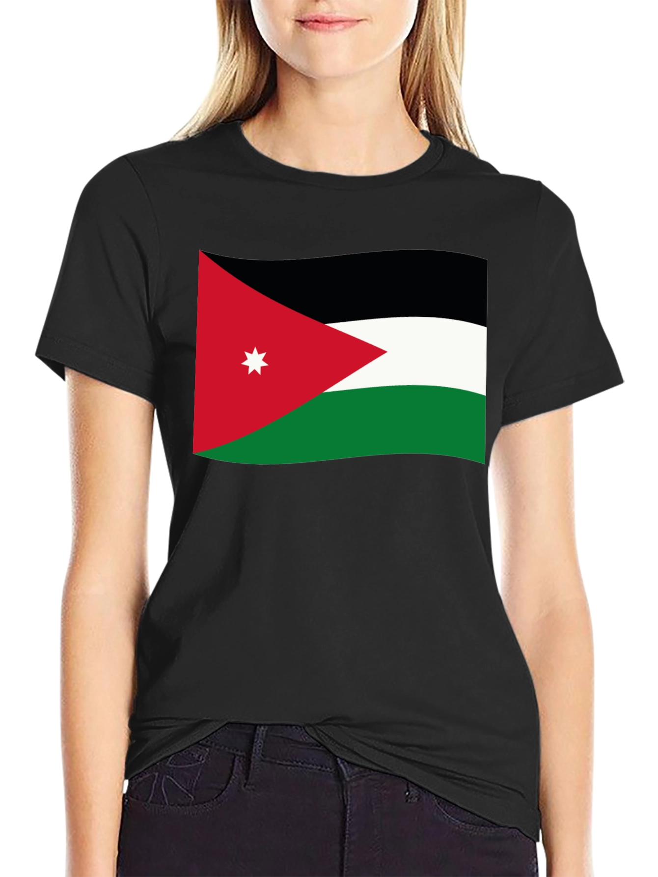 Jordan Flag Graphic Black T-Shirt