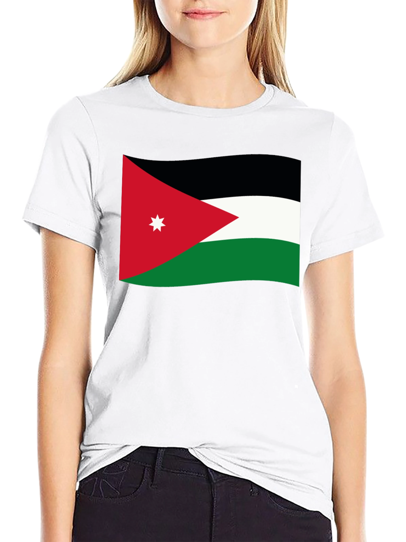 Jordan Flag Graphic Black T-Shirt