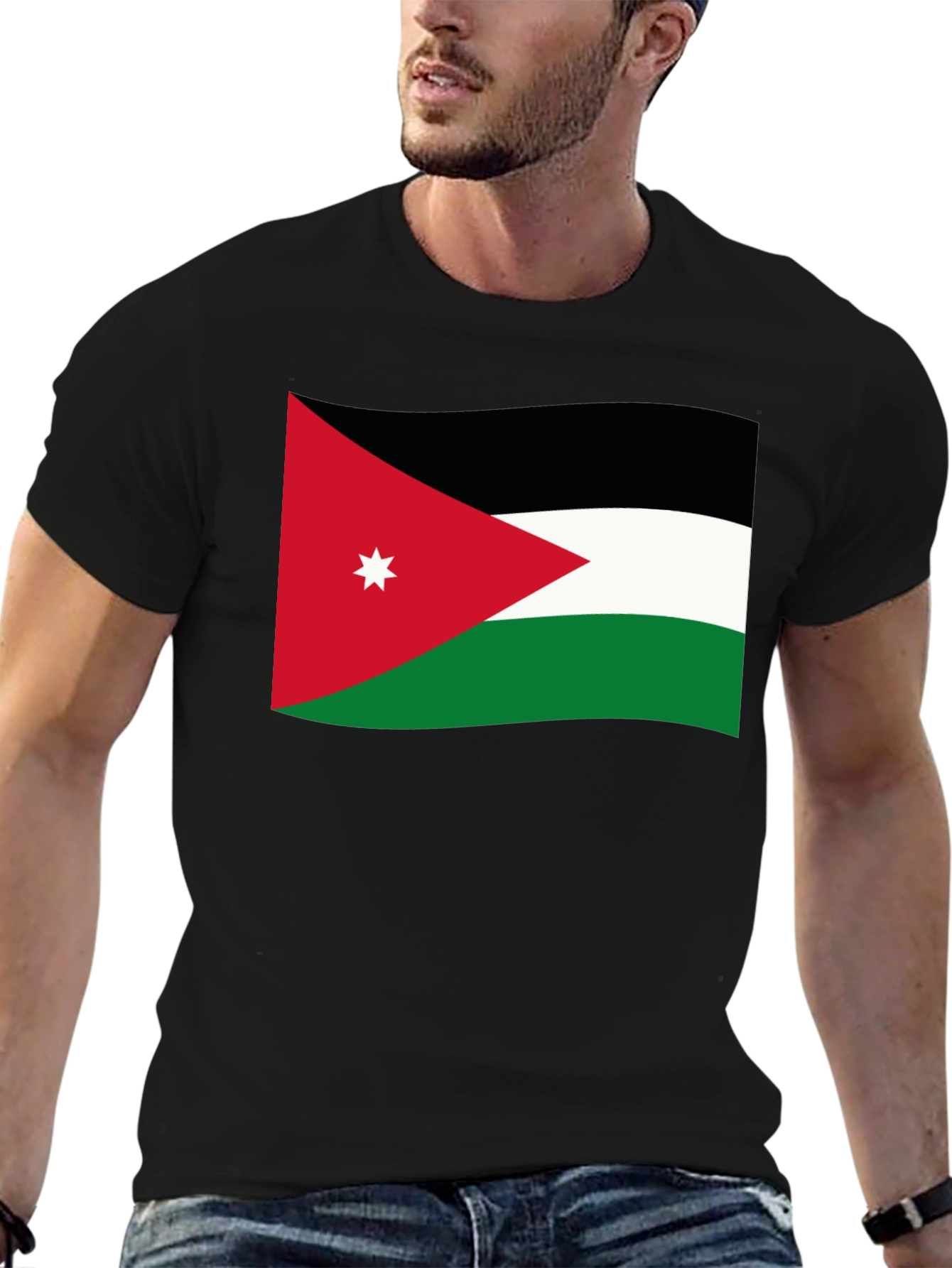 Jordan Flag Graphic Black T-Shirt