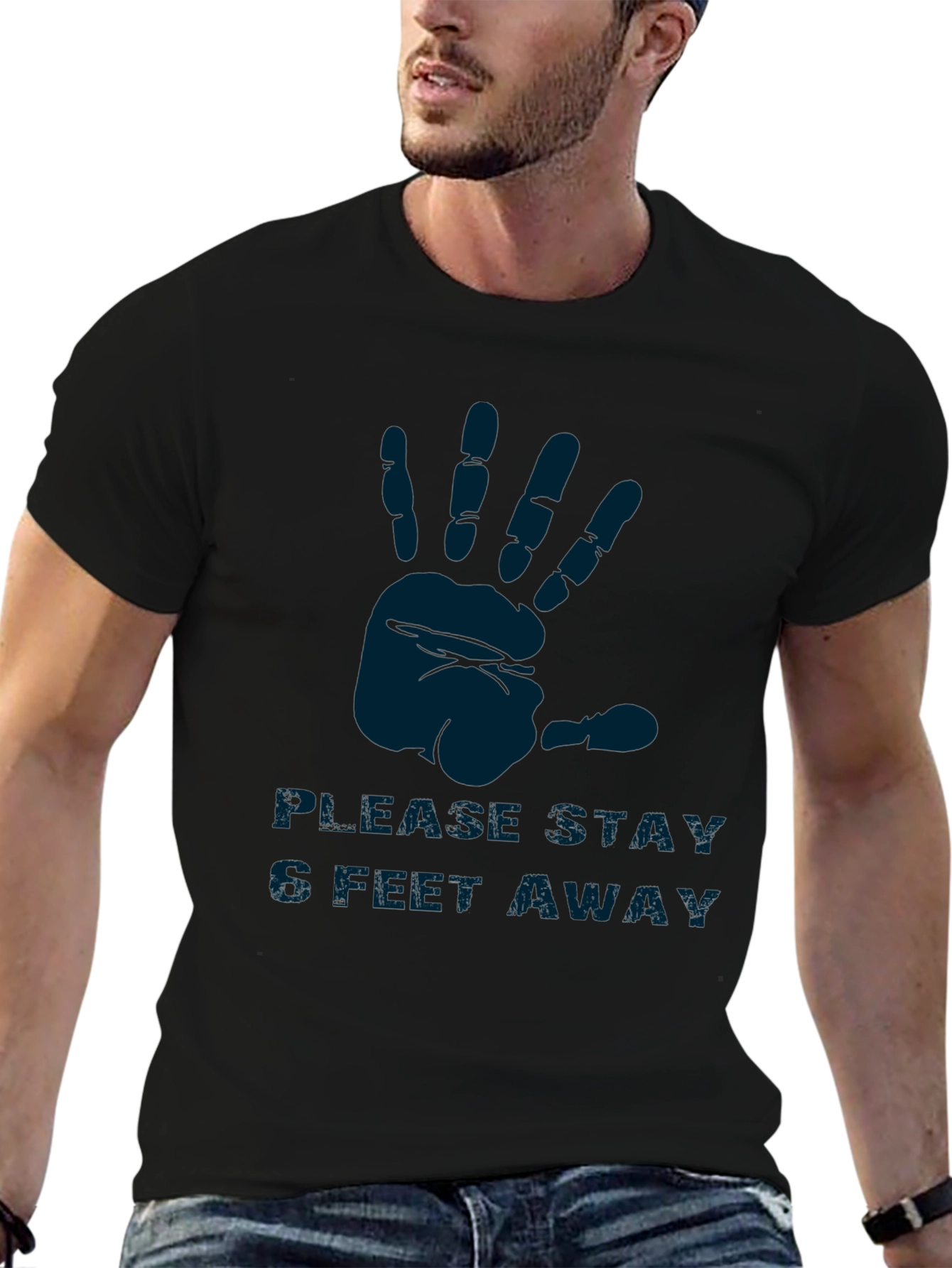 Social Distancing Tee - Stay 6 Feet Away
