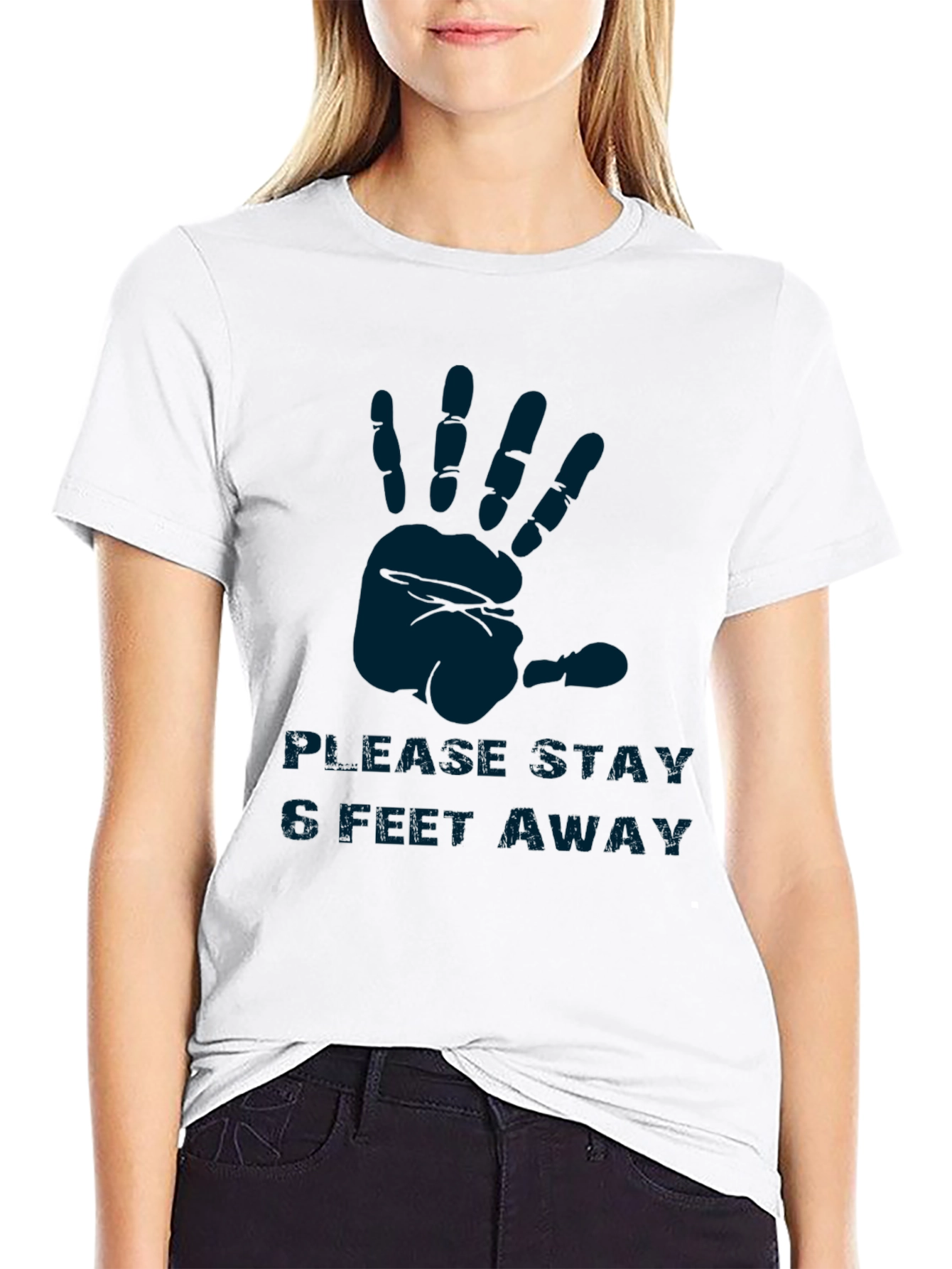 Social Distancing Tee - Stay 6 Feet Away