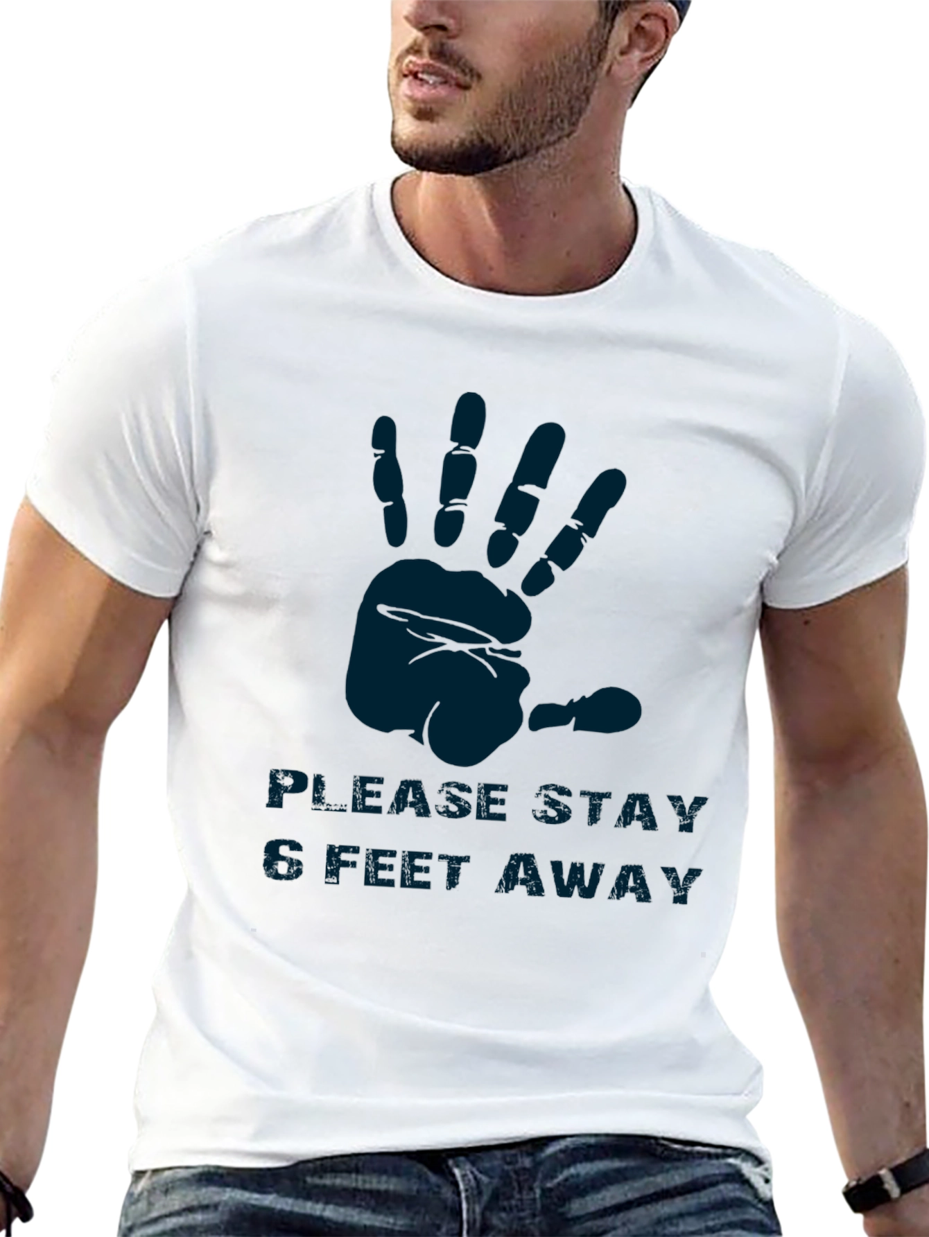 Social Distancing Tee - Stay 6 Feet Away