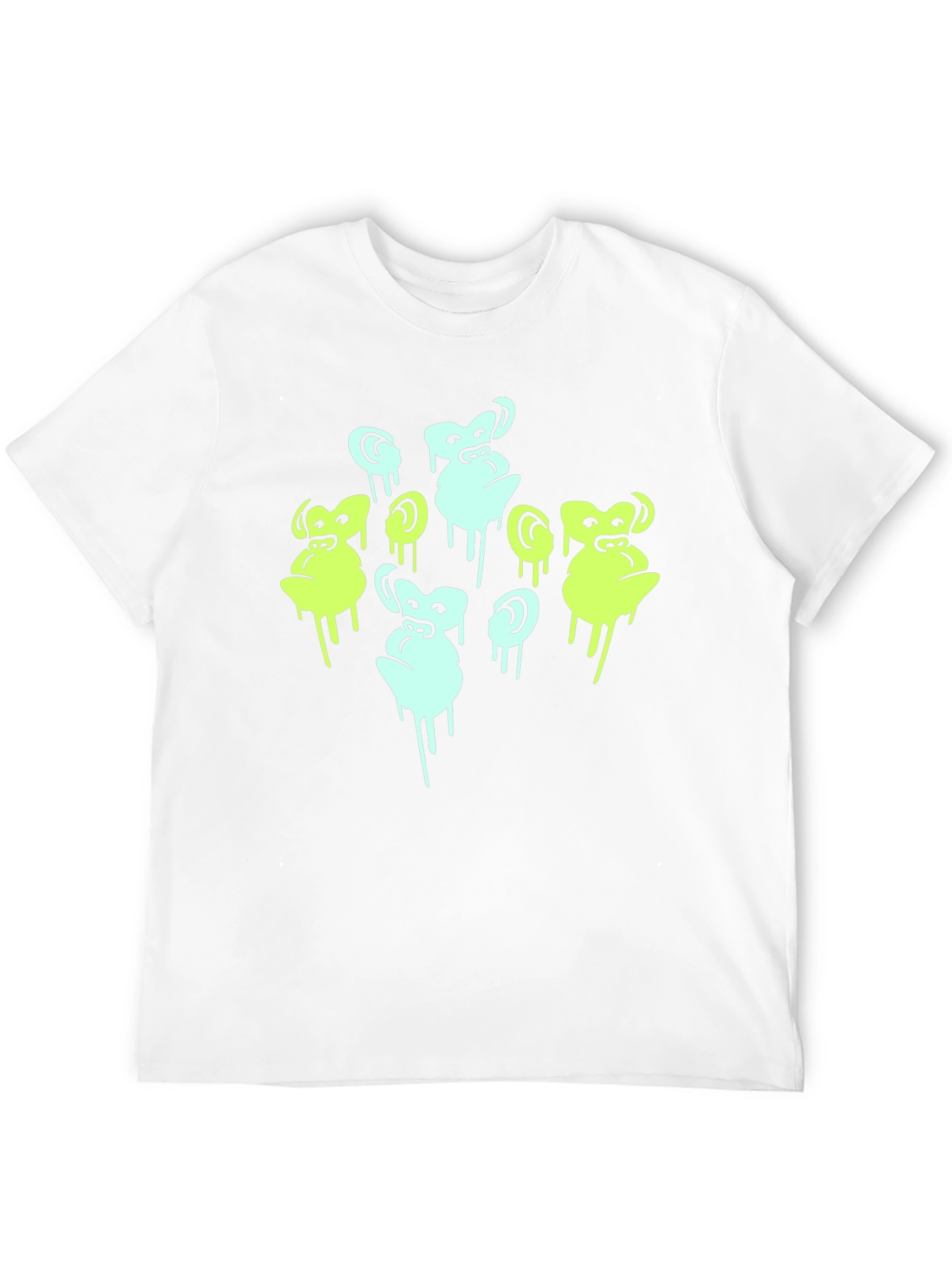 Funky Monkey Graphic Tee - Black Cotton Shirt