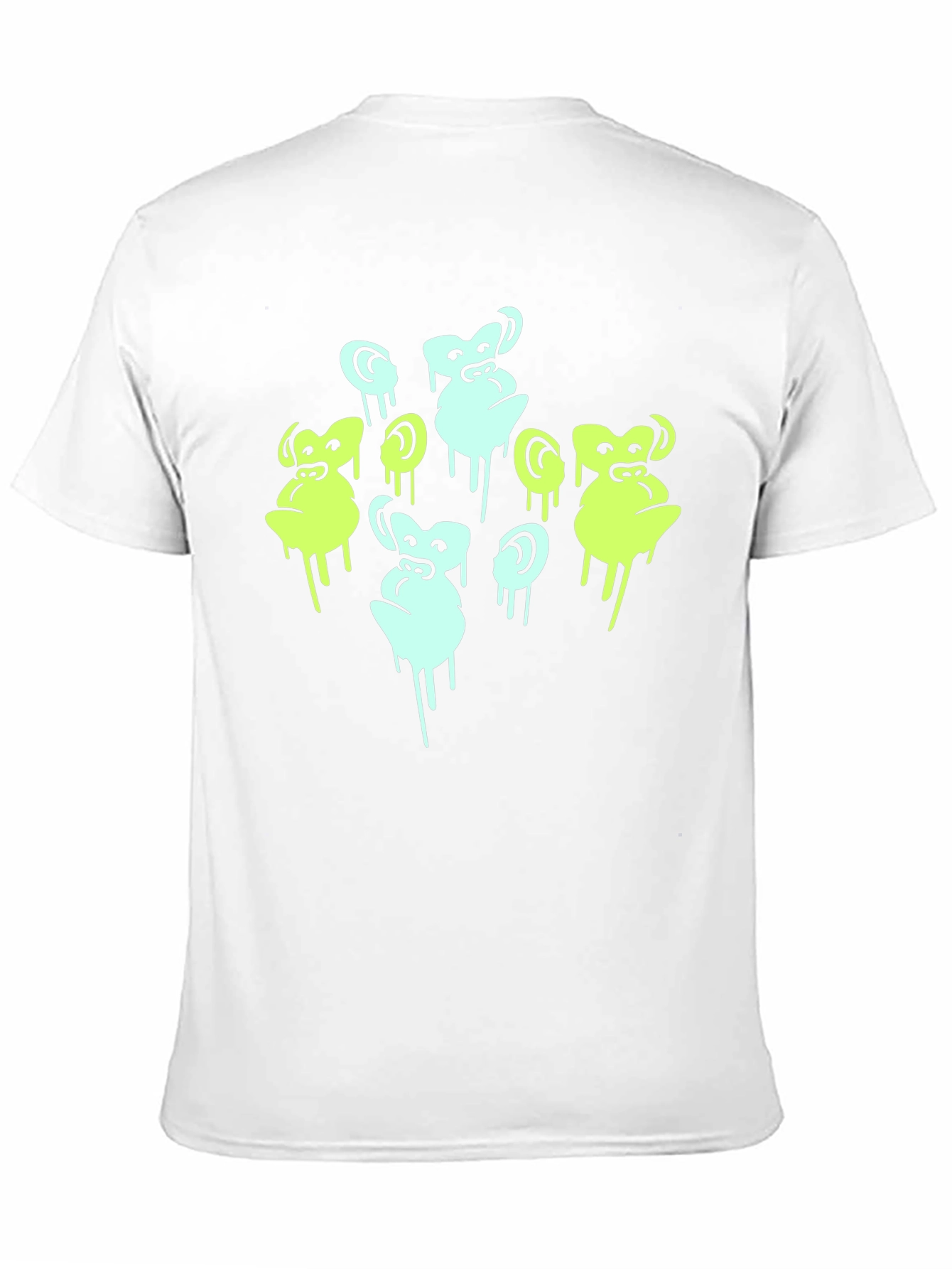 Funky Monkey Graphic Tee - Black Cotton Shirt