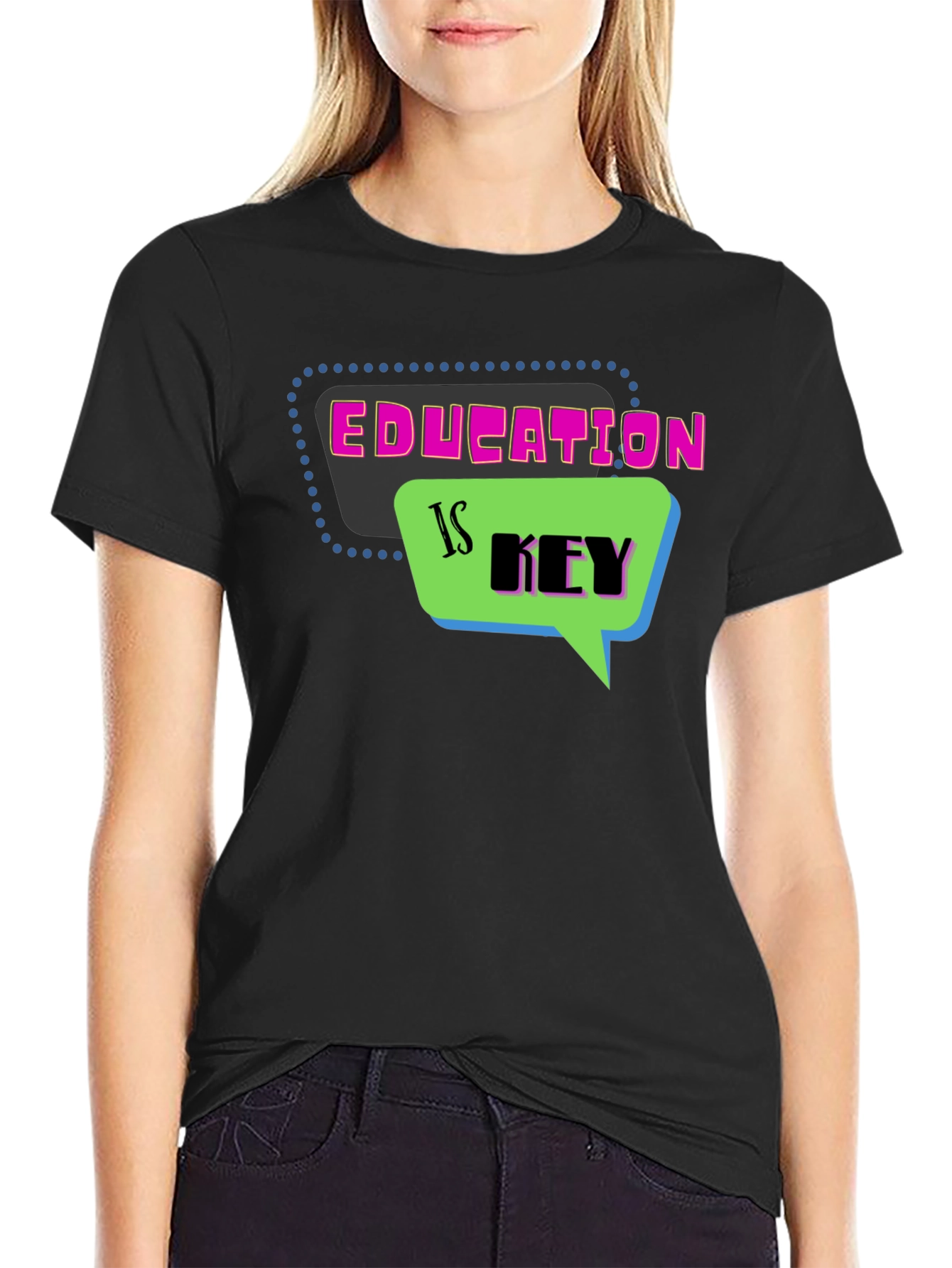Education is Key Graphic T-Shirt