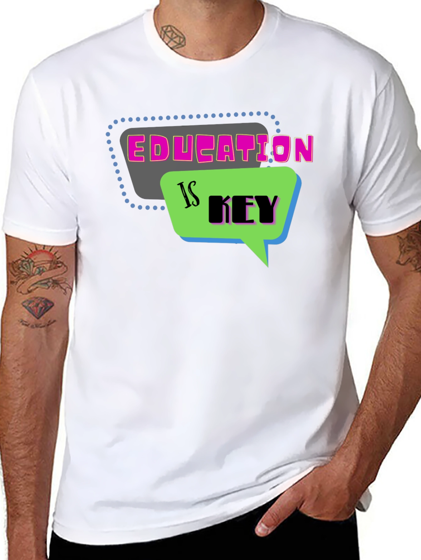 Education is Key Graphic T-Shirt