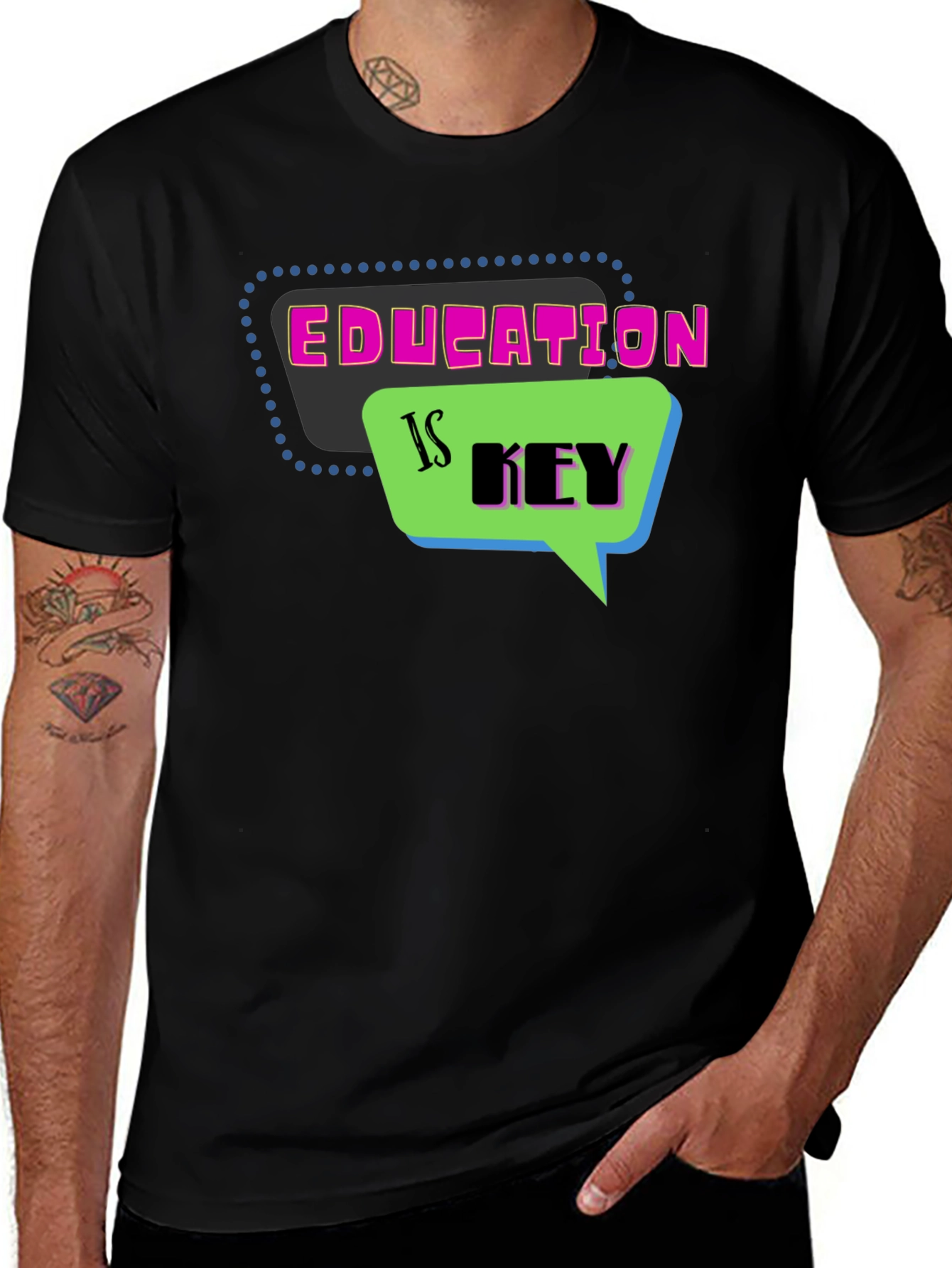 Education is Key Graphic T-Shirt
