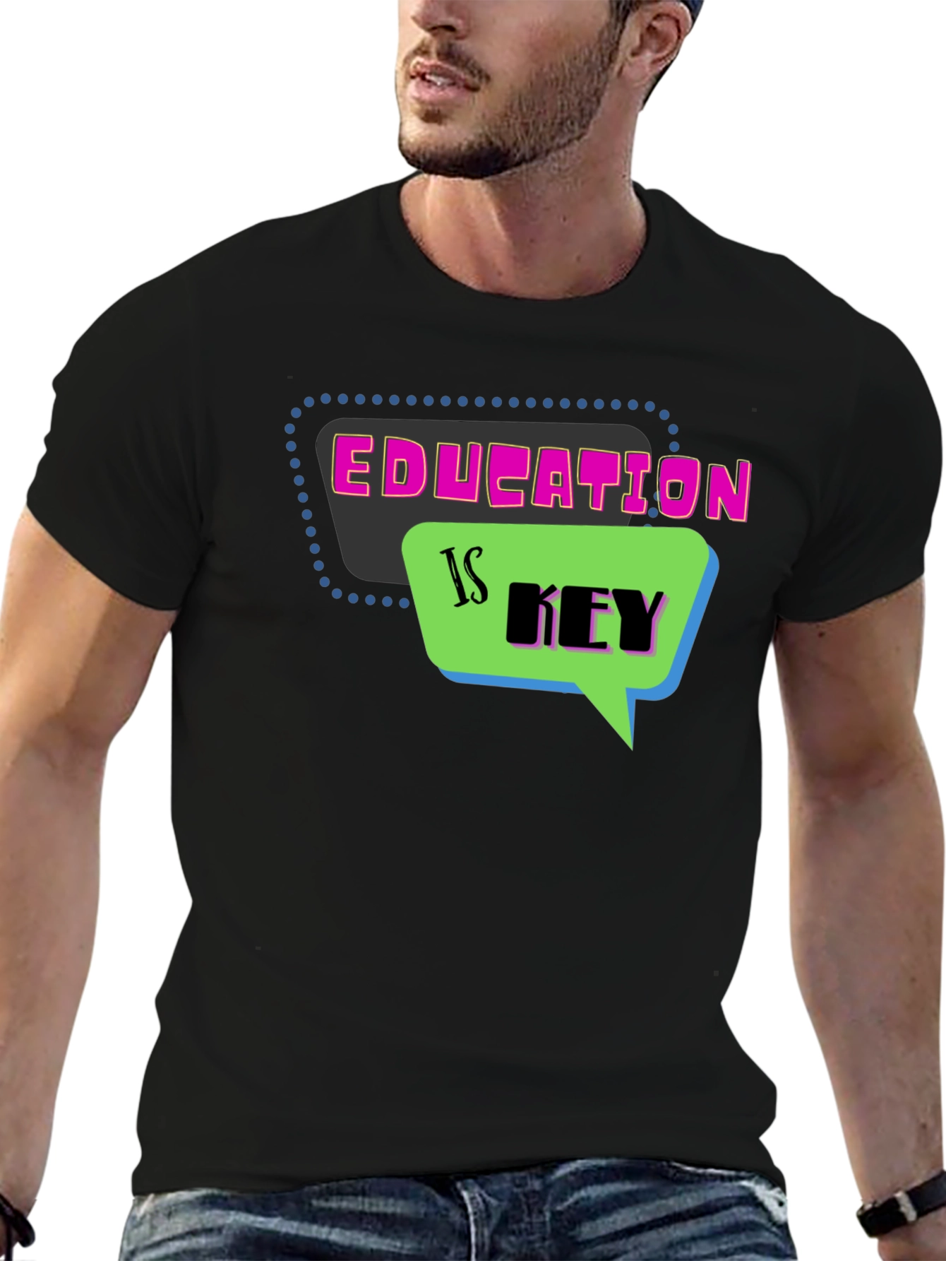 Education is Key Graphic T-Shirt