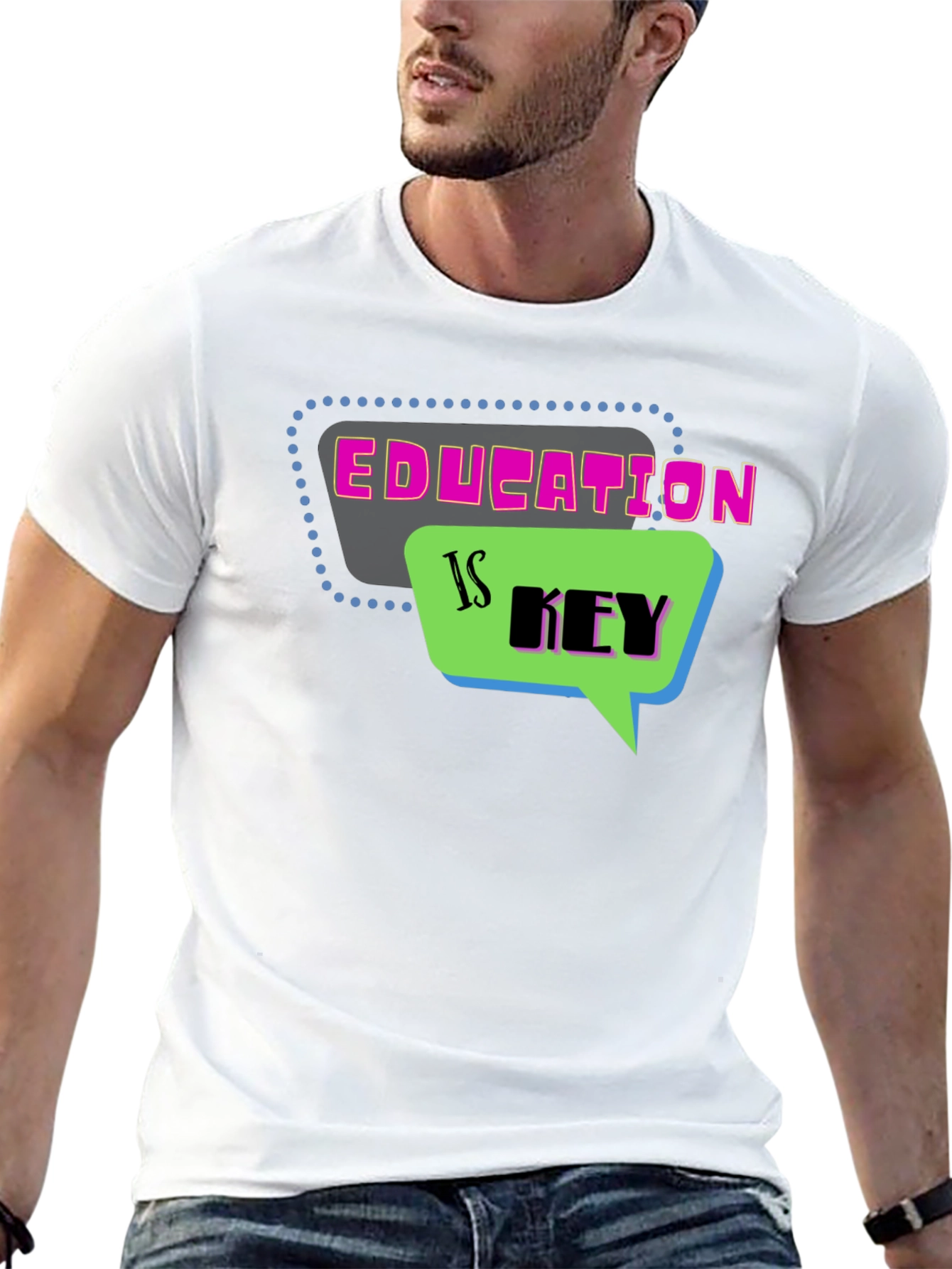 Education is Key Graphic T-Shirt