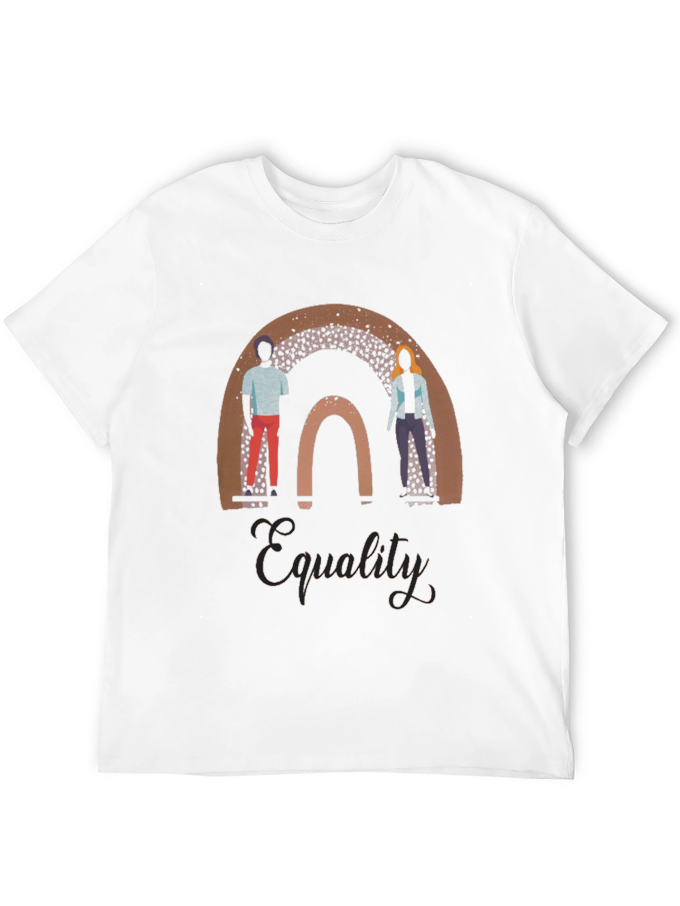 Equality Rainbow Graphic Tee - Black