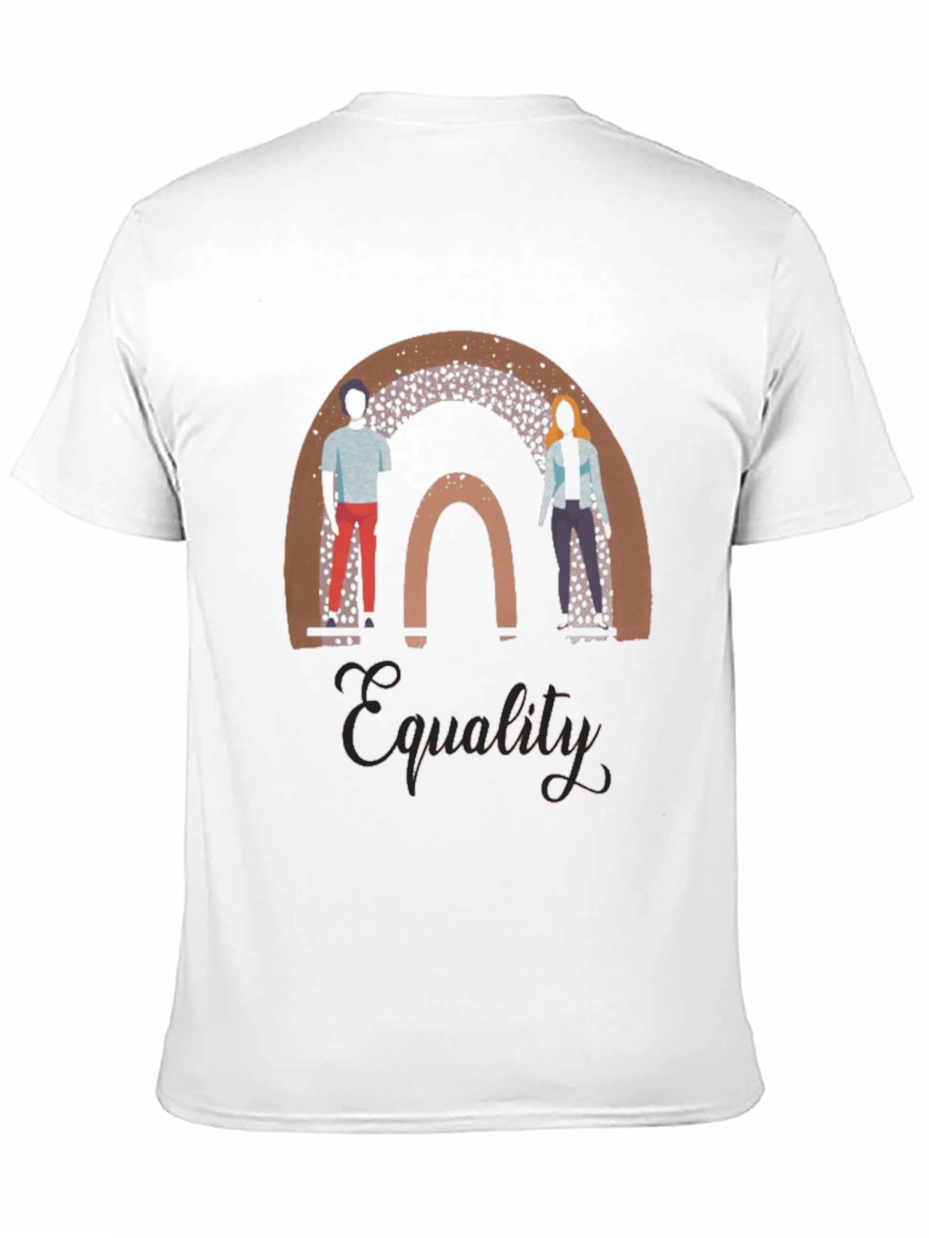Equality Rainbow Graphic Tee - Black