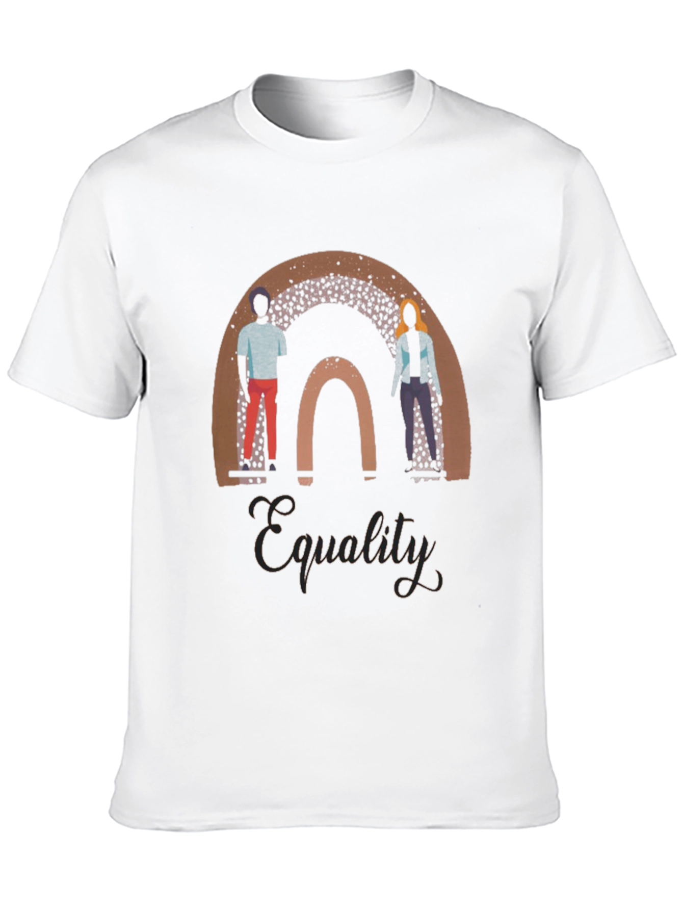 Equality Rainbow Graphic Tee - Black