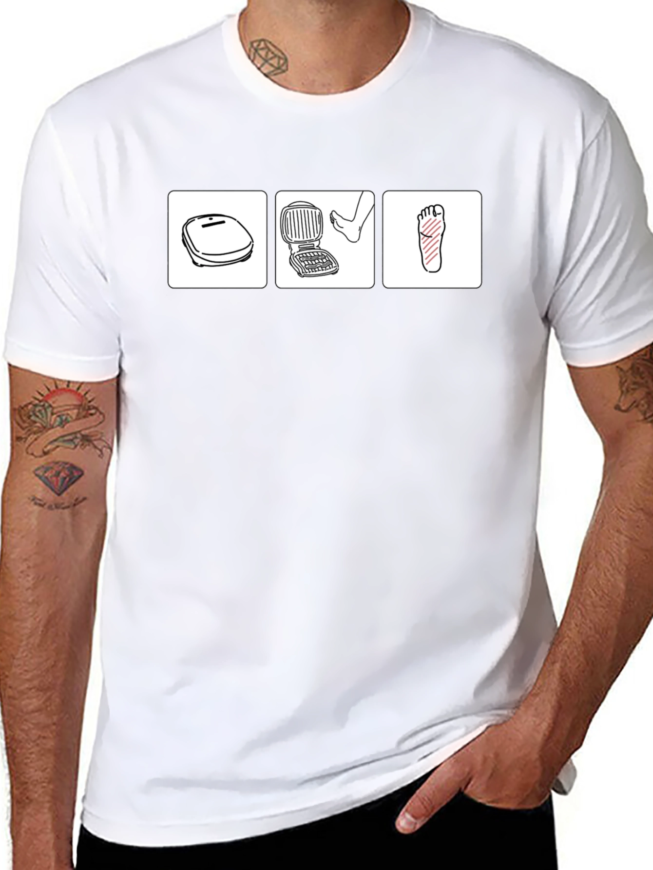 George Foreman Grill Foot T-Shirt