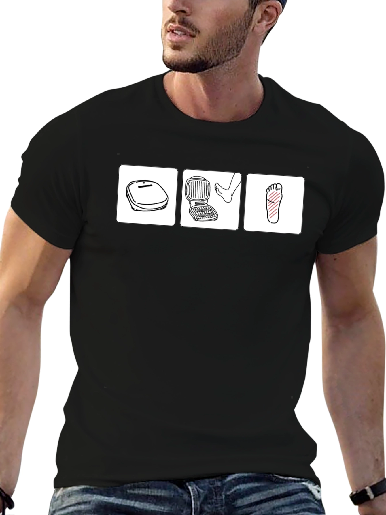 George Foreman Grill Foot T-Shirt