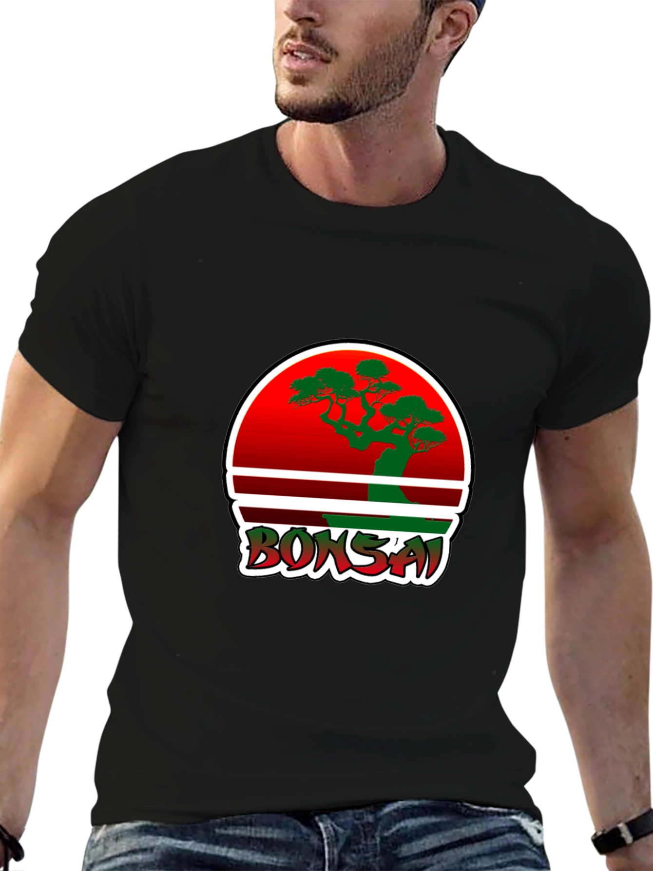 Bonsai Tree Graphic T-Shirt - Stylish Urban Design