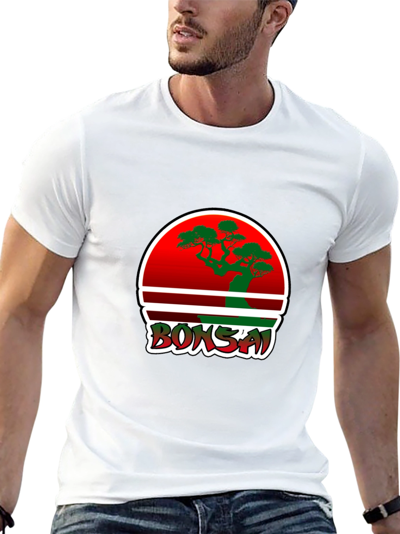 Bonsai Tree Graphic T-Shirt - Stylish Urban Design