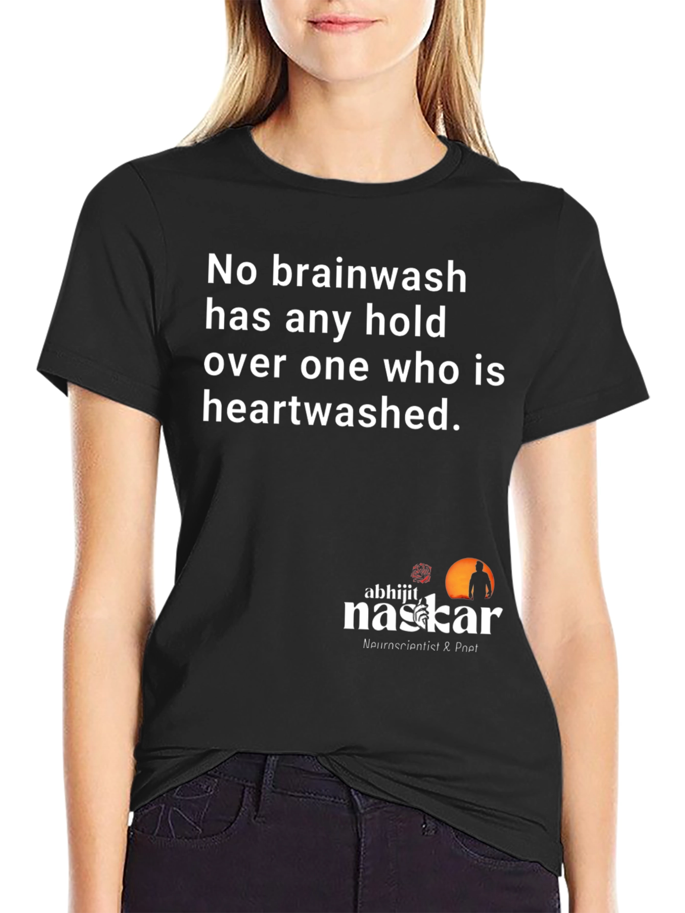 Heartwashed Black T-Shirt
