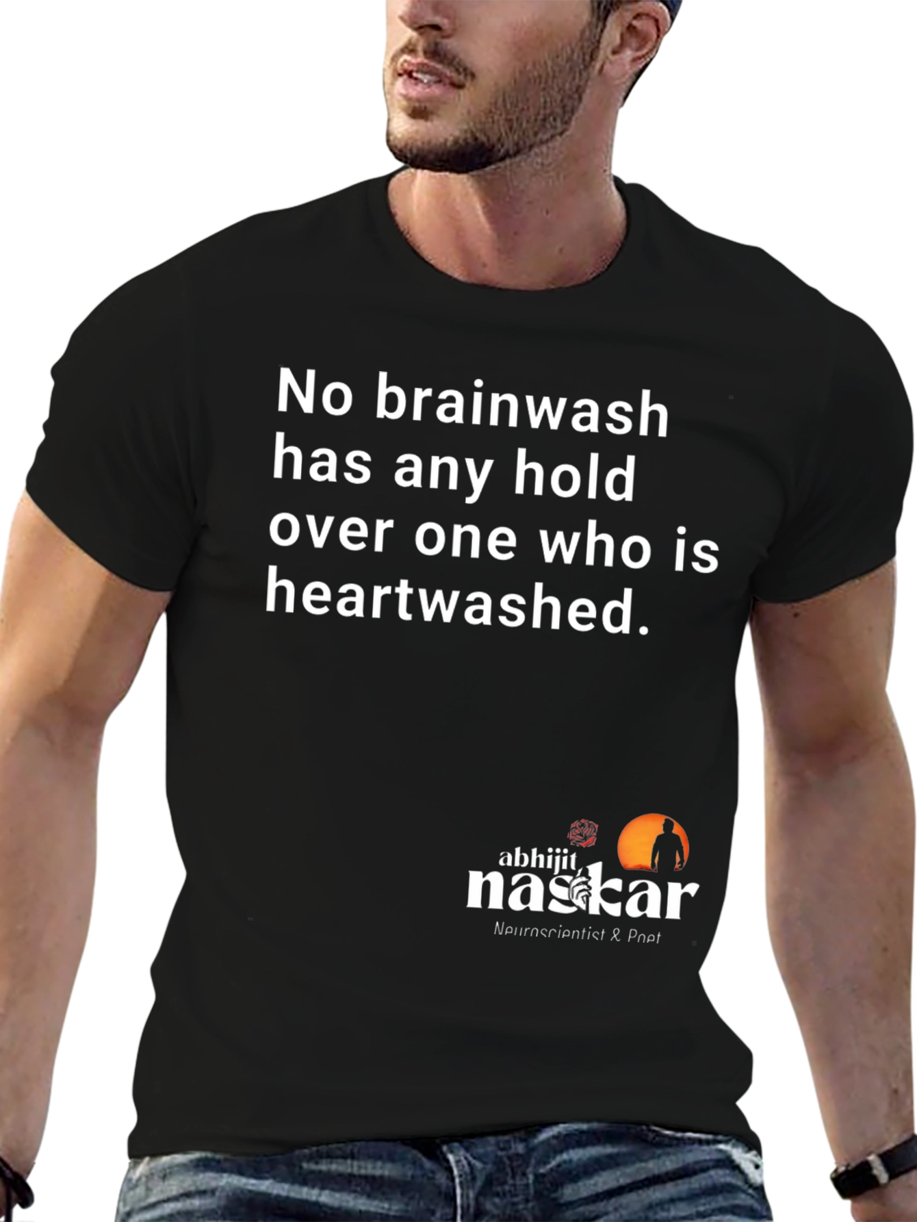 Heartwashed Black T-Shirt