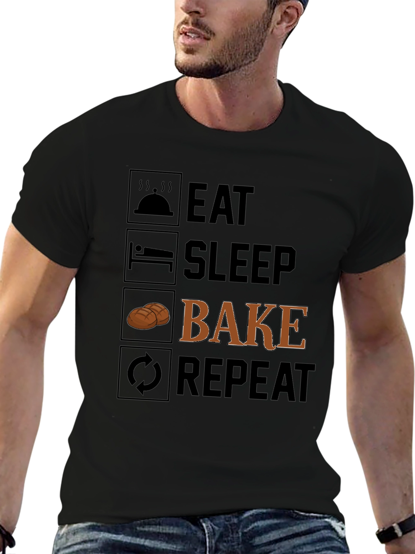 Eat Sleep Bake Repeat - Baker T-Shirt