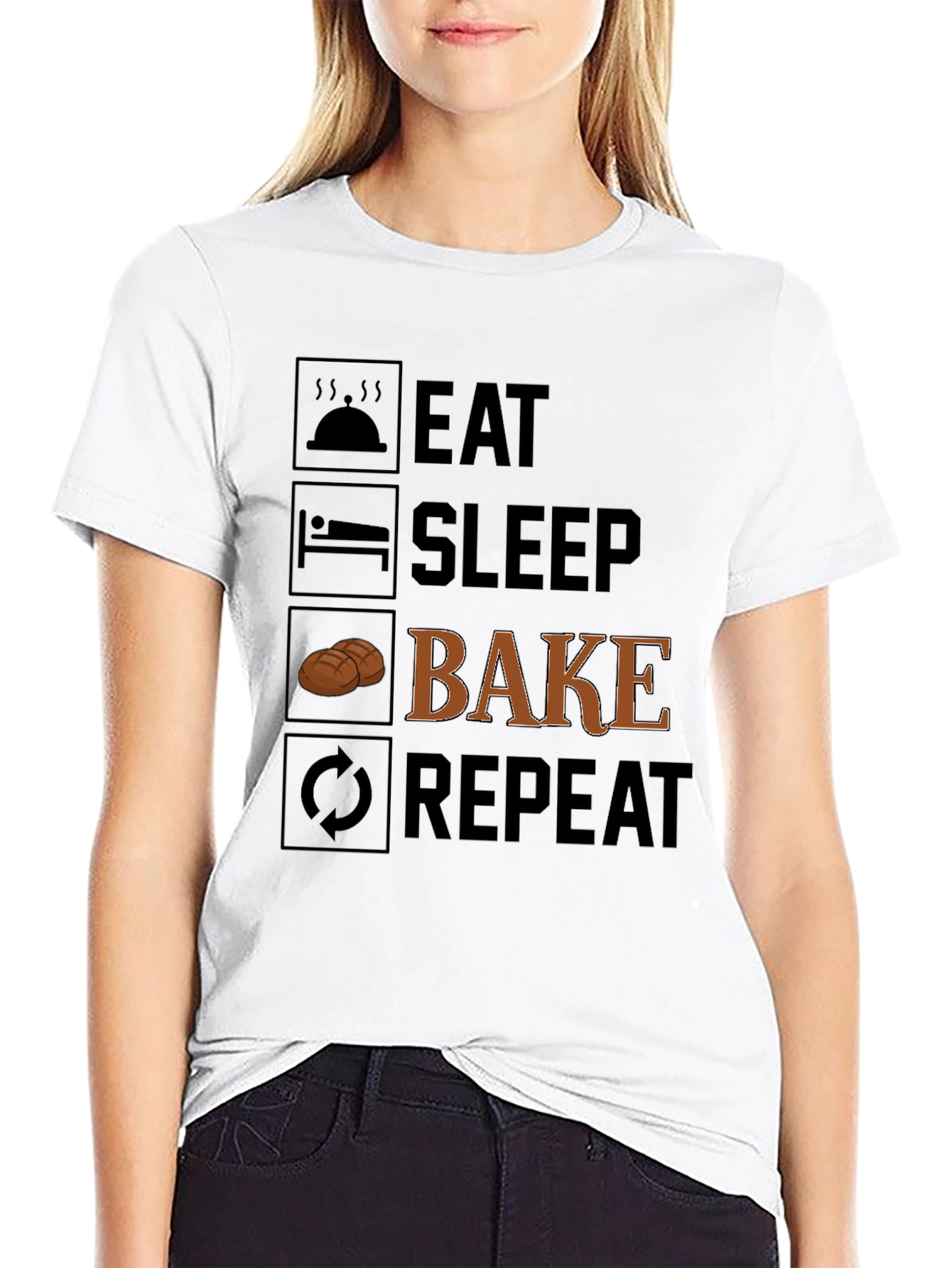 Eat Sleep Bake Repeat - Baker T-Shirt