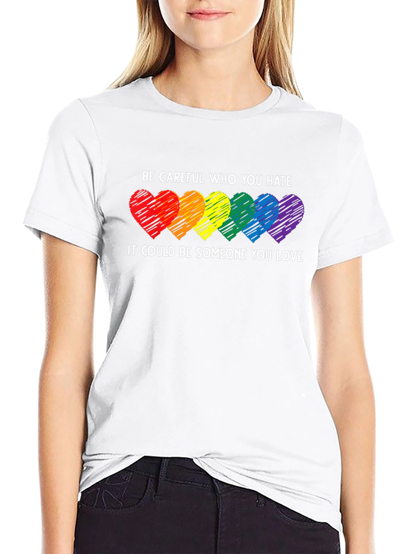 LGBT Pride T-Shirt - Be Careful Who You Hate