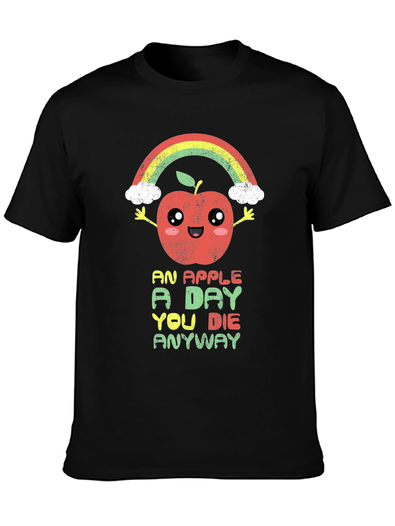 Funny Apple Rainbow T-Shirt