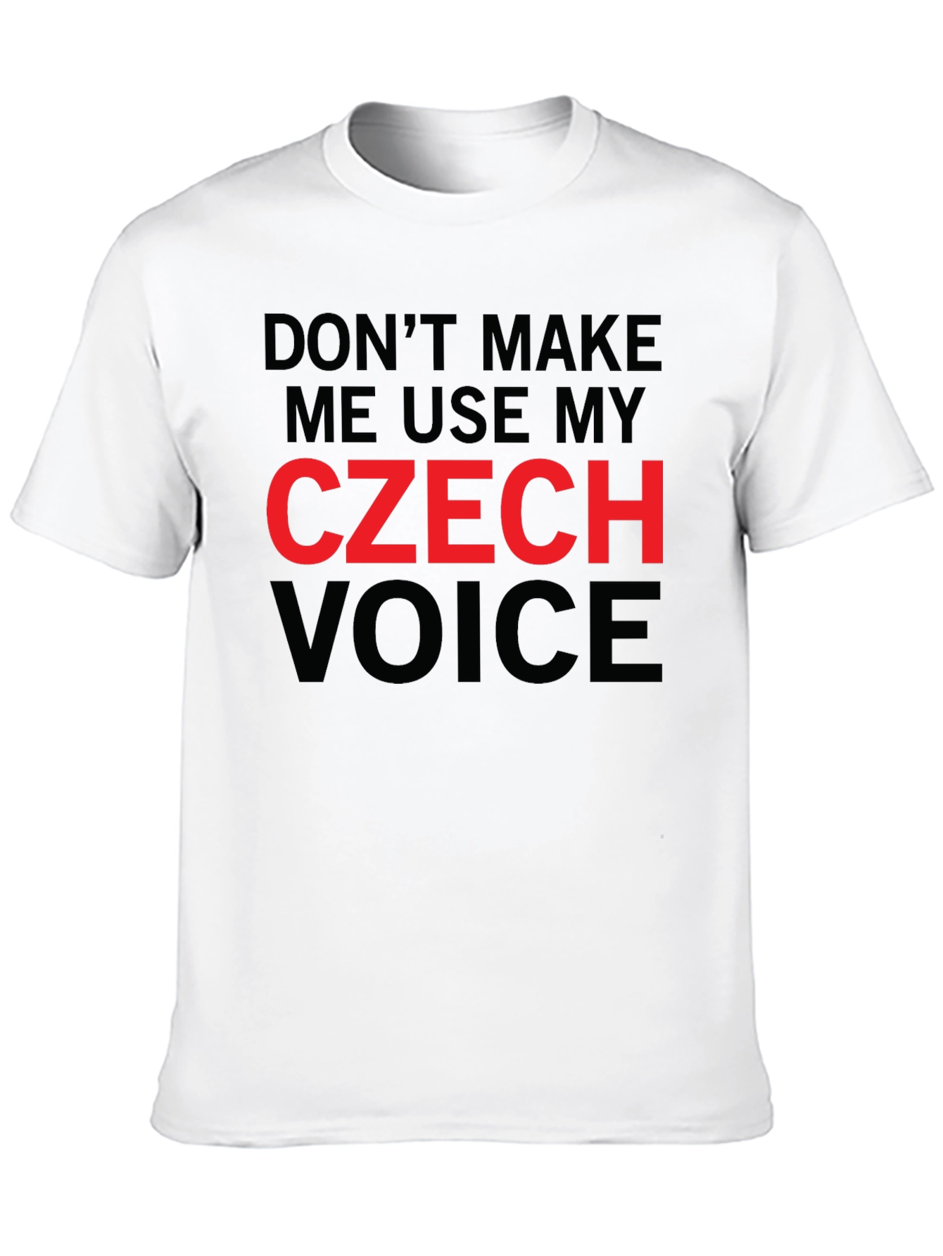 Czech Voice T-Shirt - Funny Novelty Tee