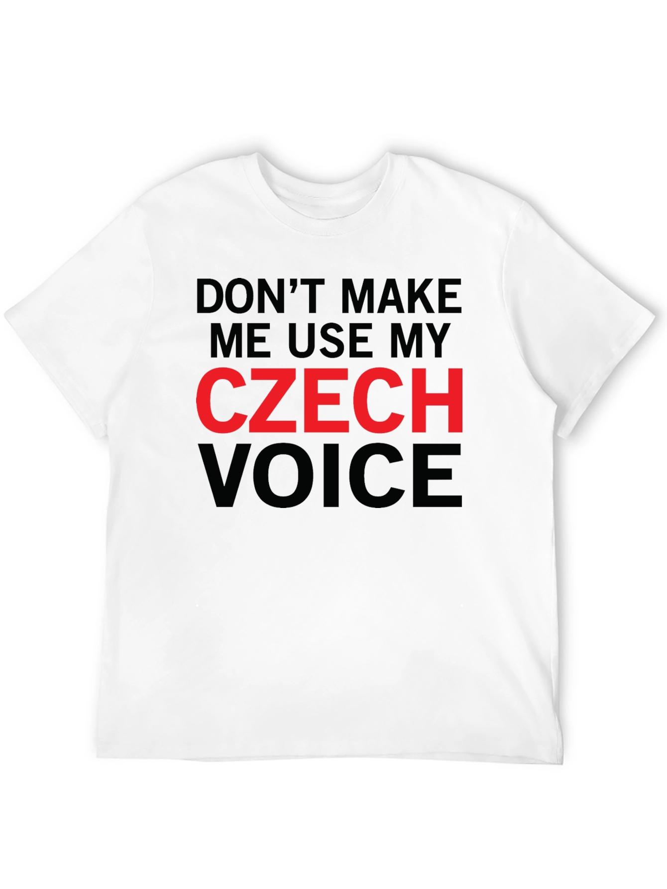 Czech Voice T-Shirt - Funny Novelty Tee