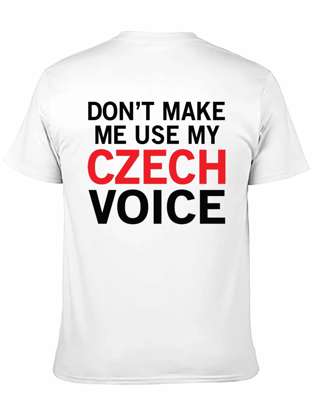 Czech Voice T-Shirt - Funny Novelty Tee