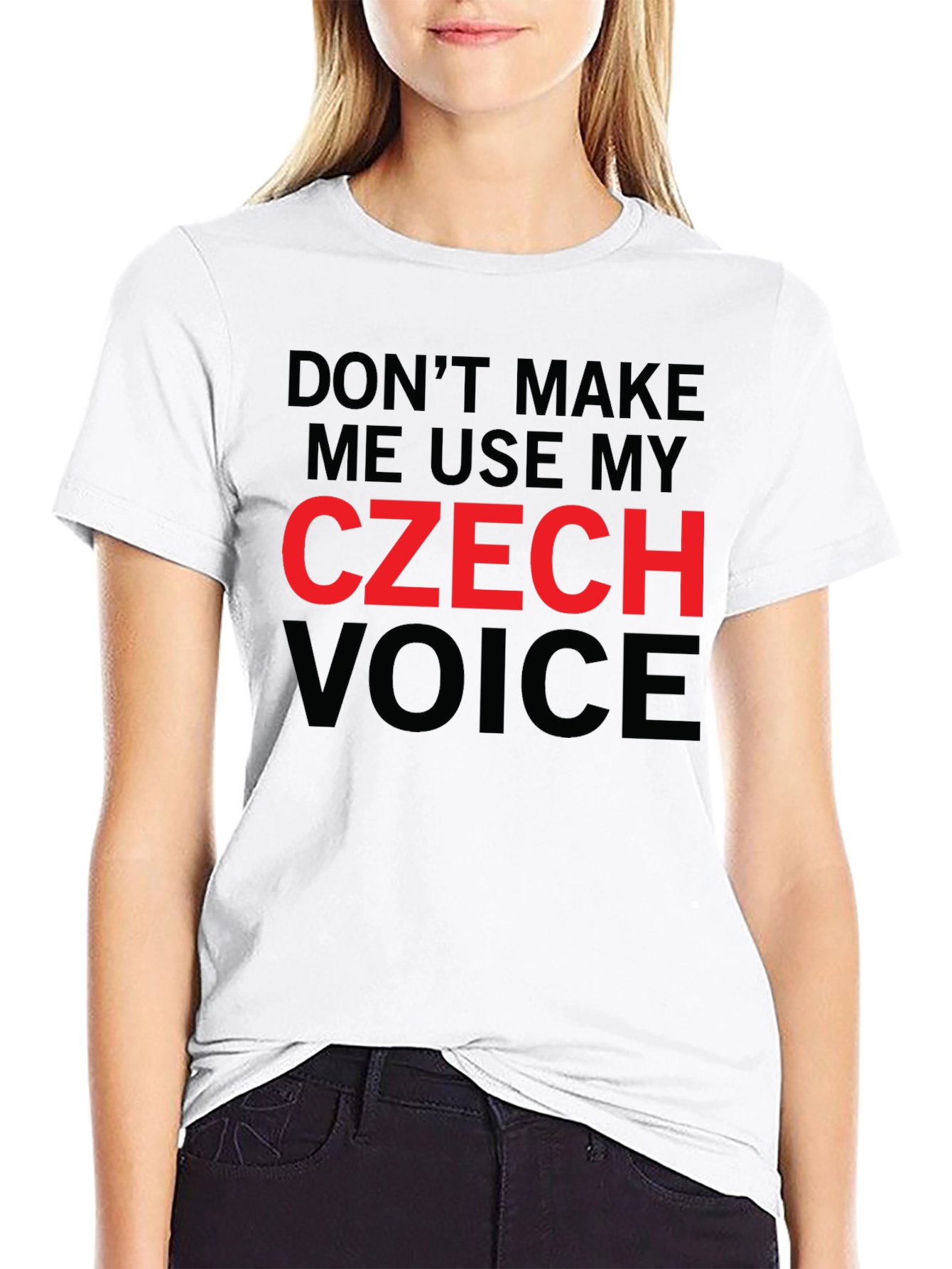 Czech Voice T-Shirt - Funny Novelty Tee
