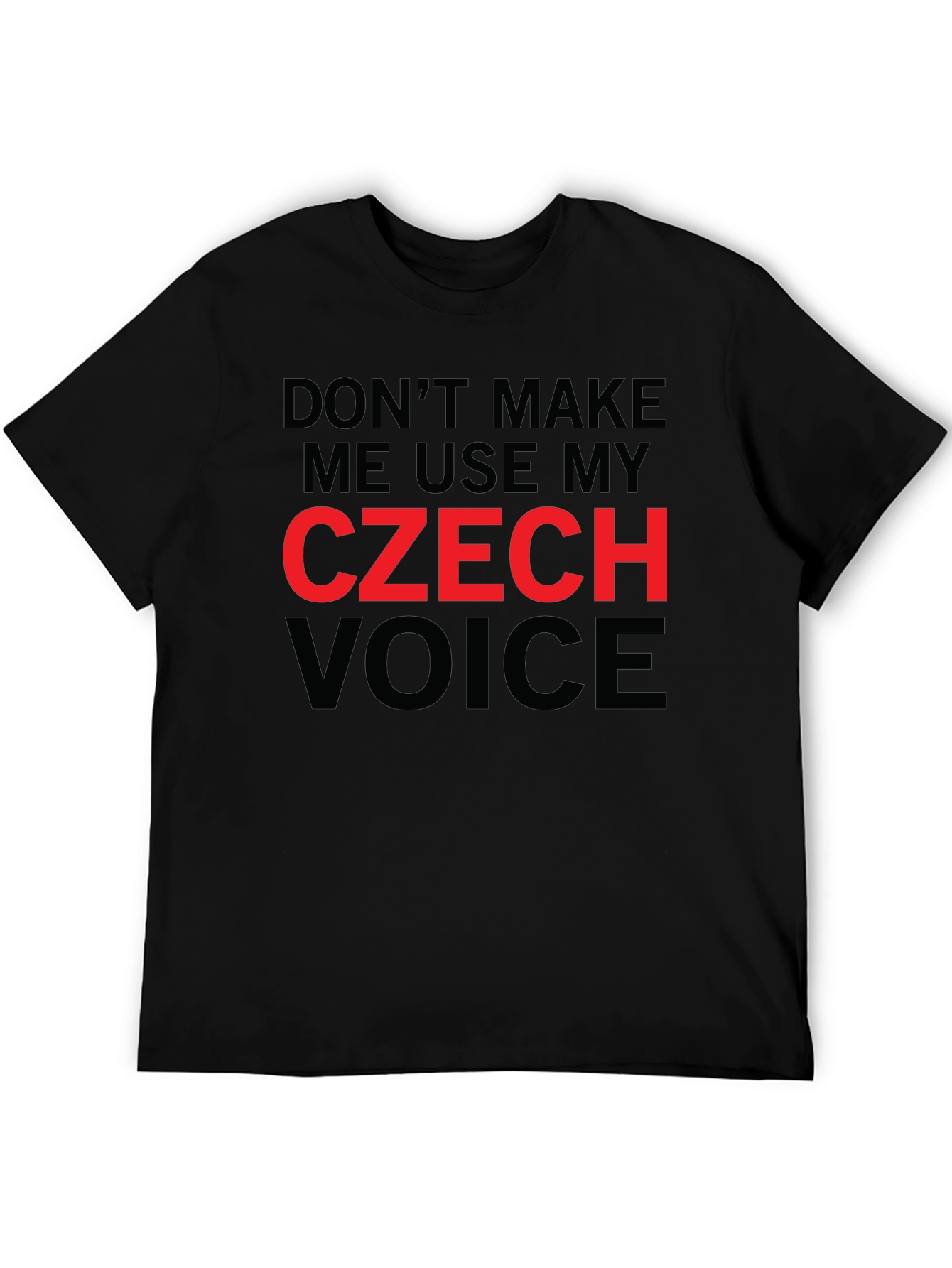 Czech Voice T-Shirt - Funny Novelty Tee