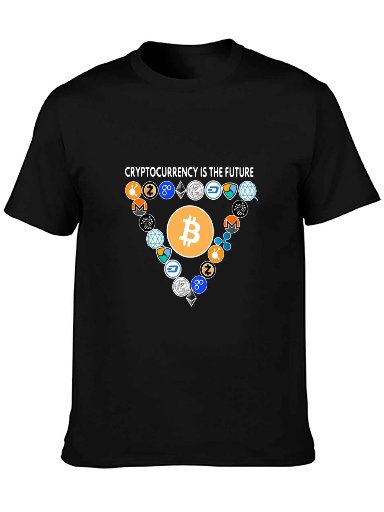 Cryptocurrency is the Future Black T-Shirt