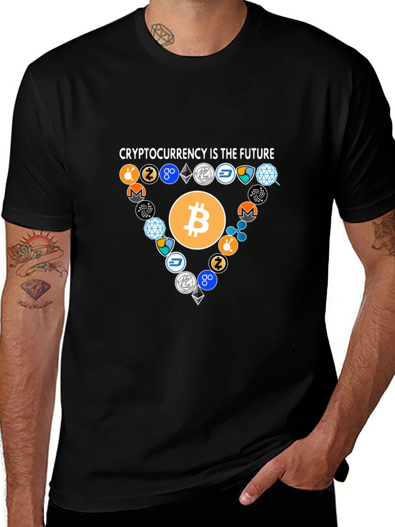Cryptocurrency is the Future Black T-Shirt