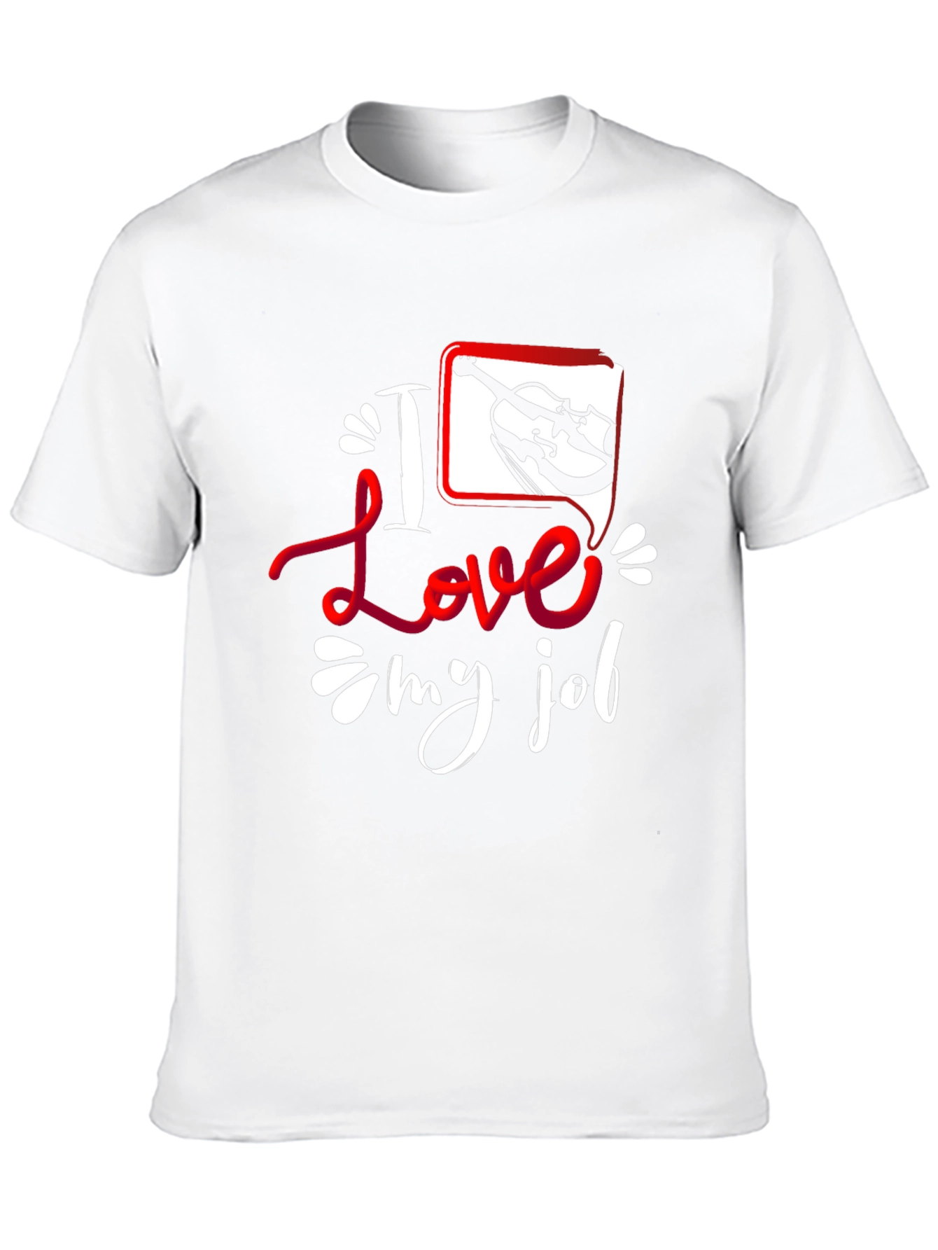 I Love My Job Violin T-Shirt - Musician Tee