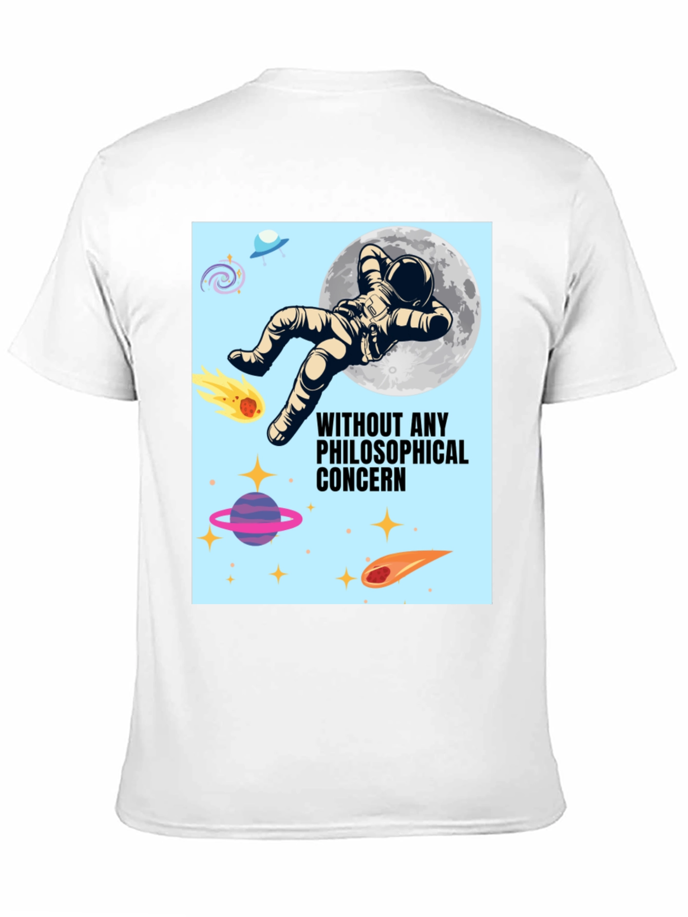 Philosophical Astronaut Black T-Shirt