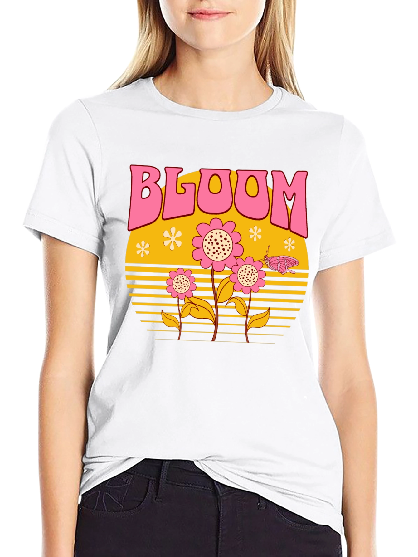 Bloom Retro Graphic T-Shirt