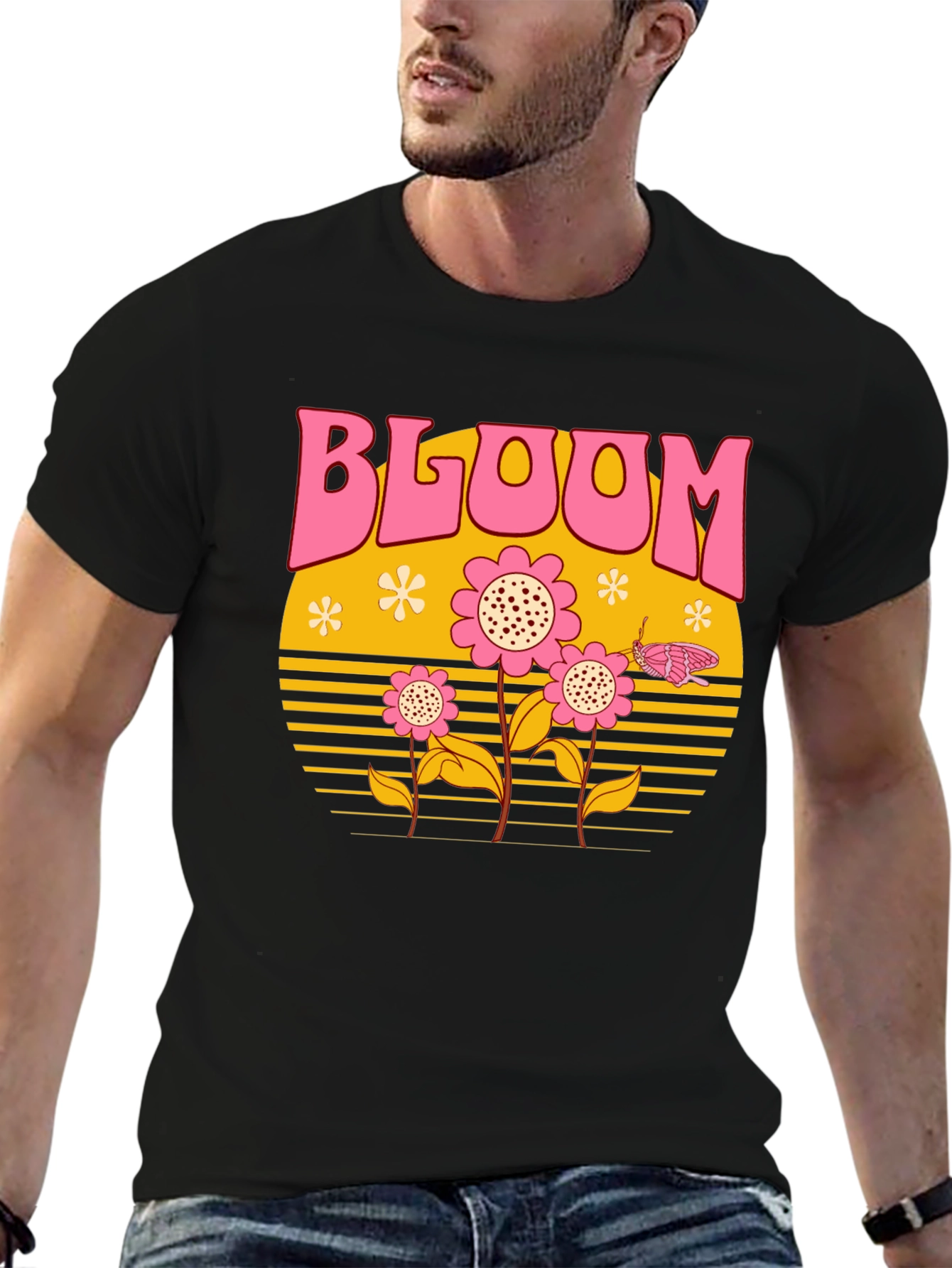 Bloom Retro Graphic T-Shirt