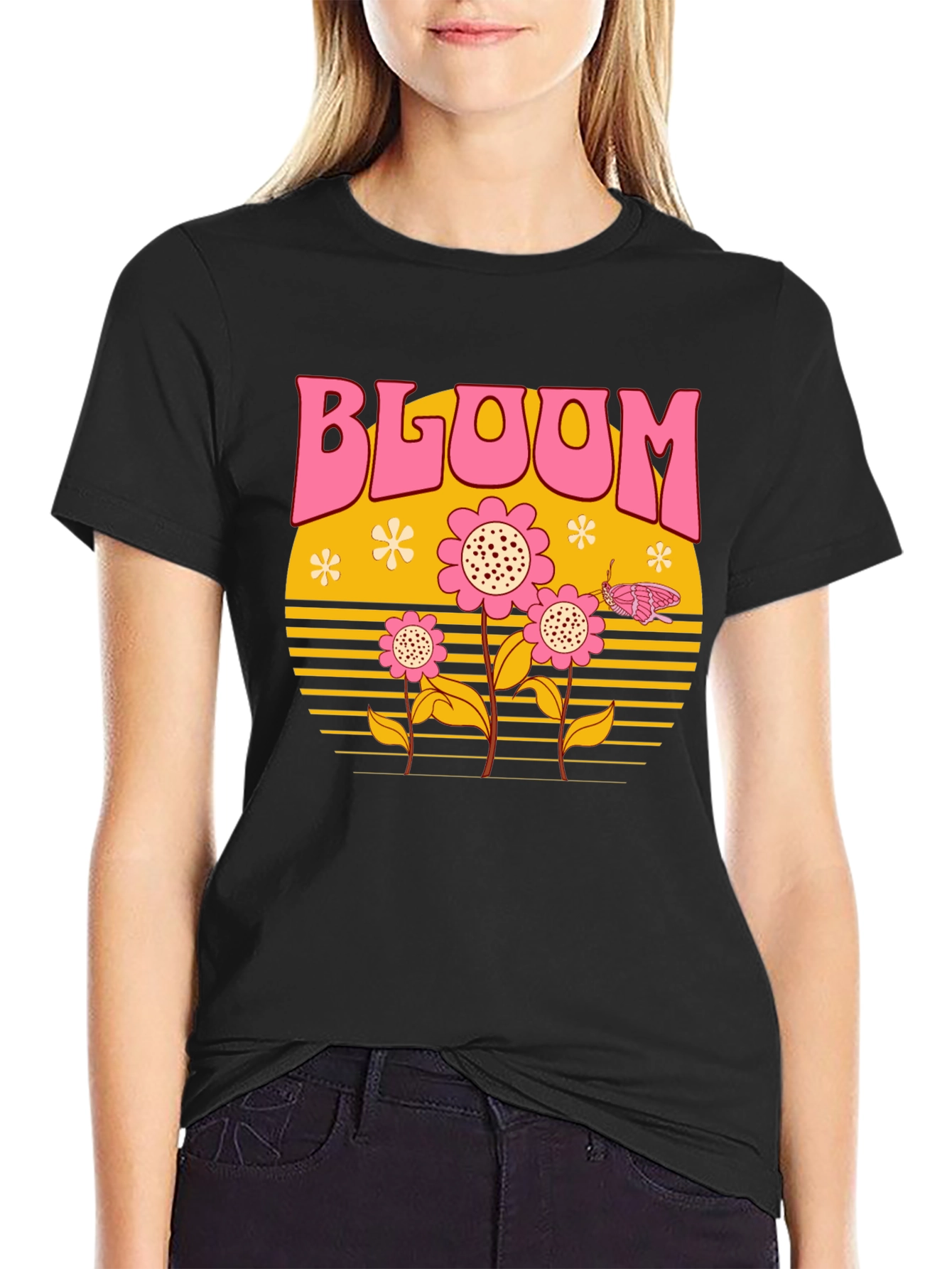Bloom Retro Graphic T-Shirt
