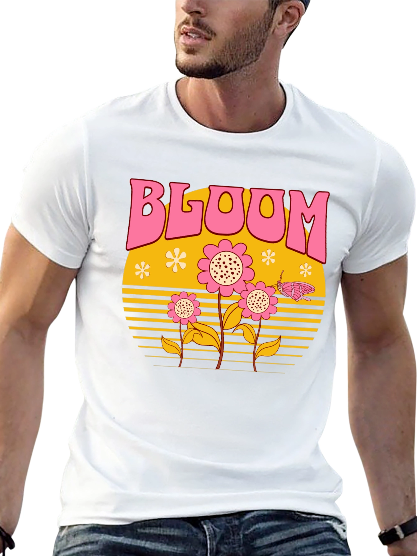 Bloom Retro Graphic T-Shirt