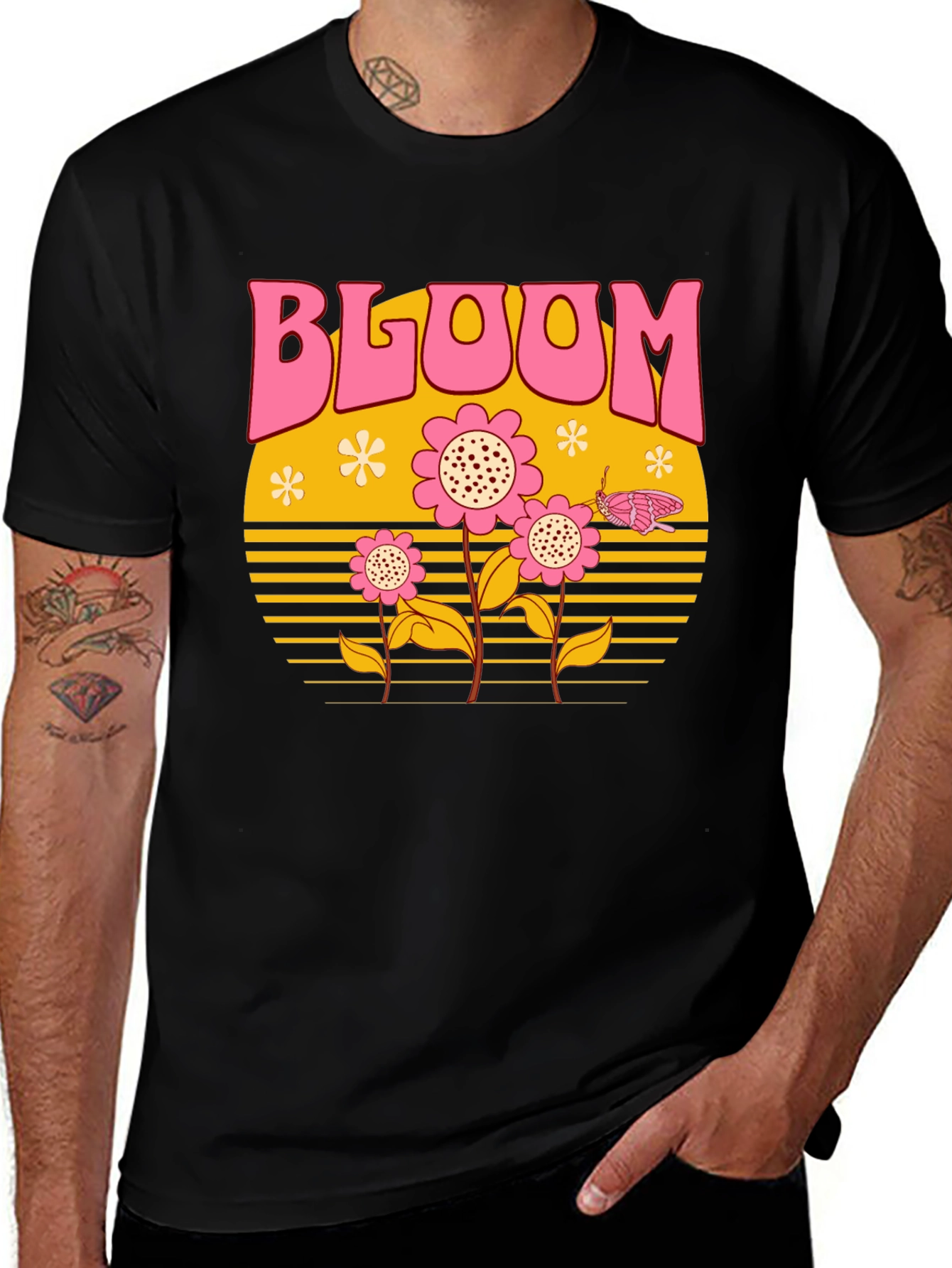 Bloom Retro Graphic T-Shirt