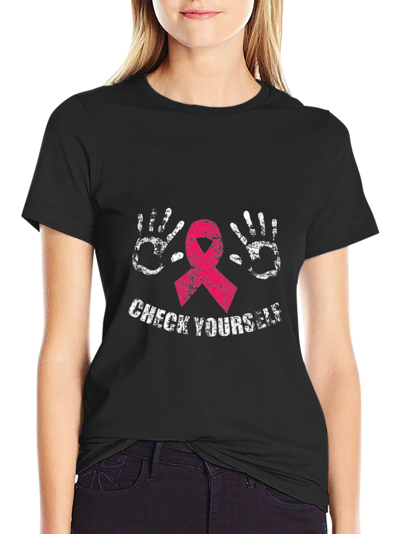 Breast Cancer Awareness T-Shirt - Check Yourself