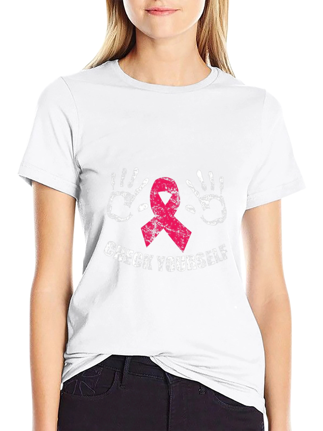 Breast Cancer Awareness T-Shirt - Check Yourself