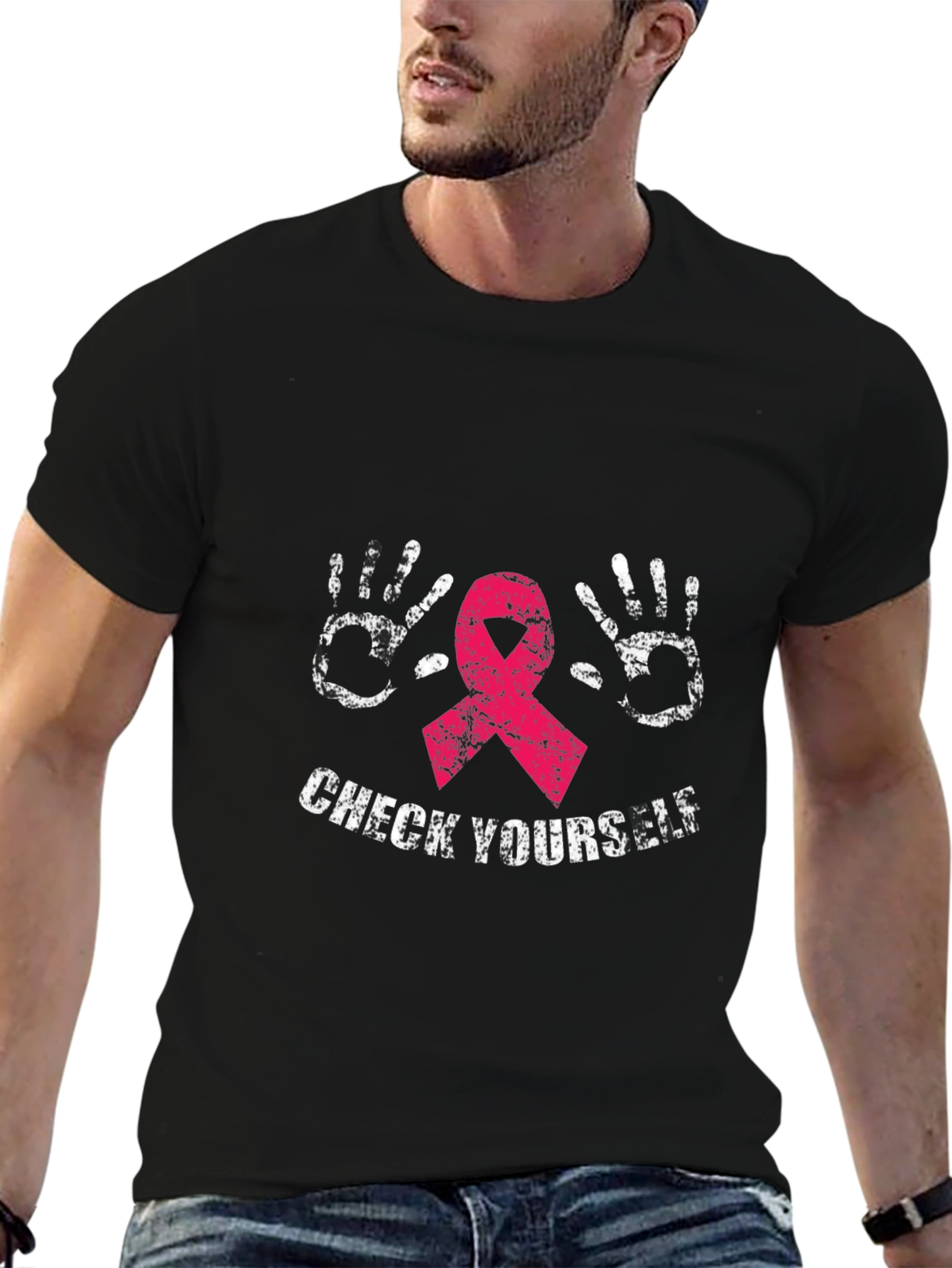 Breast Cancer Awareness T-Shirt - Check Yourself