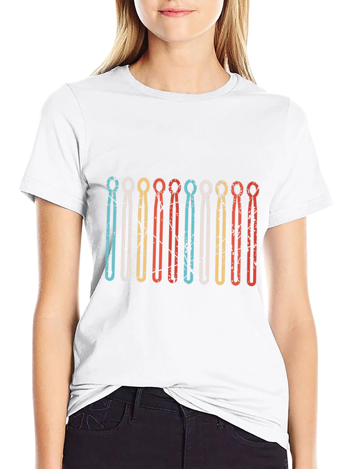 Retro Bowling Pin Graphic T-Shirt