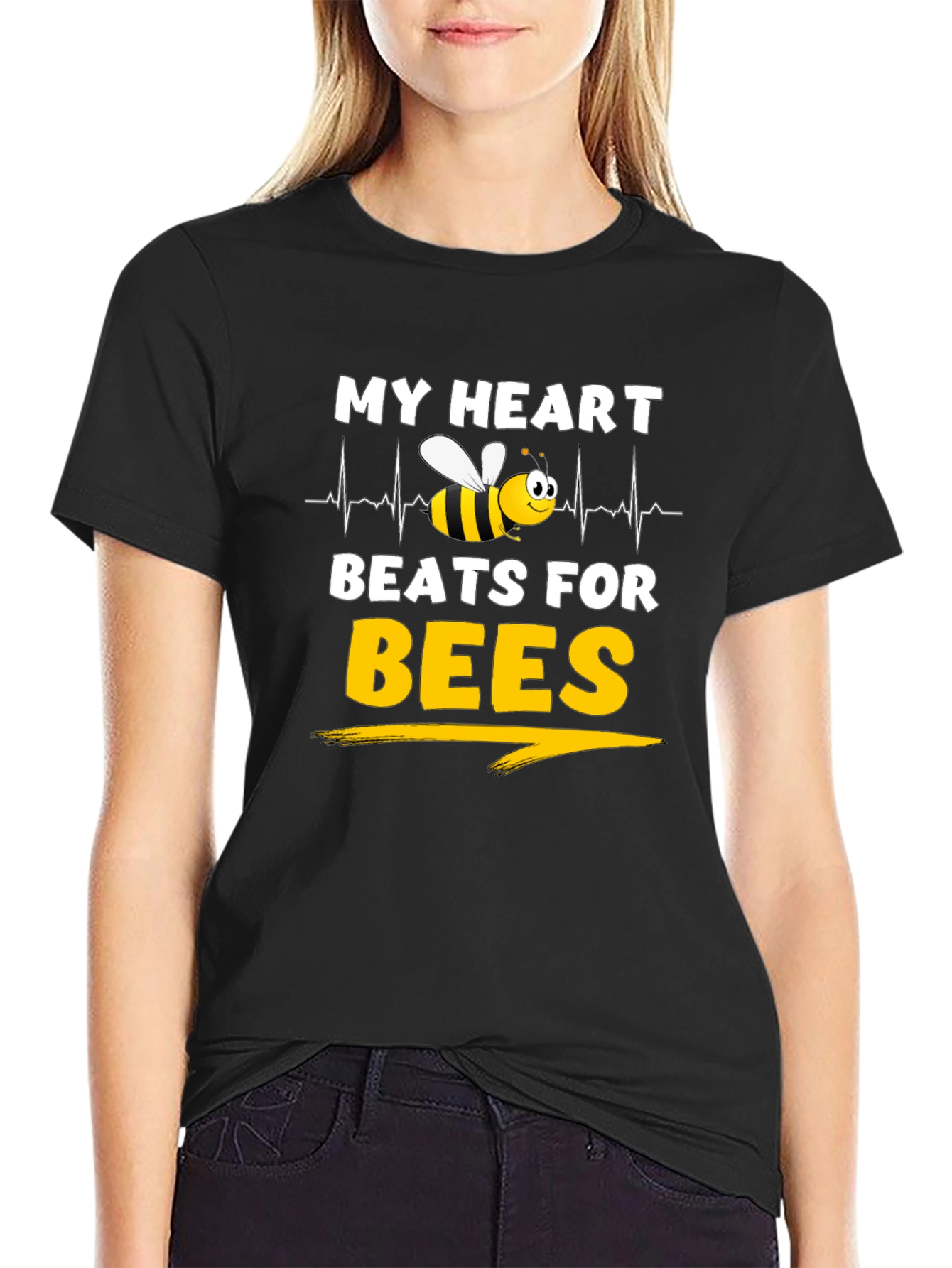 My Heart Beats for Bees Graphic Tee